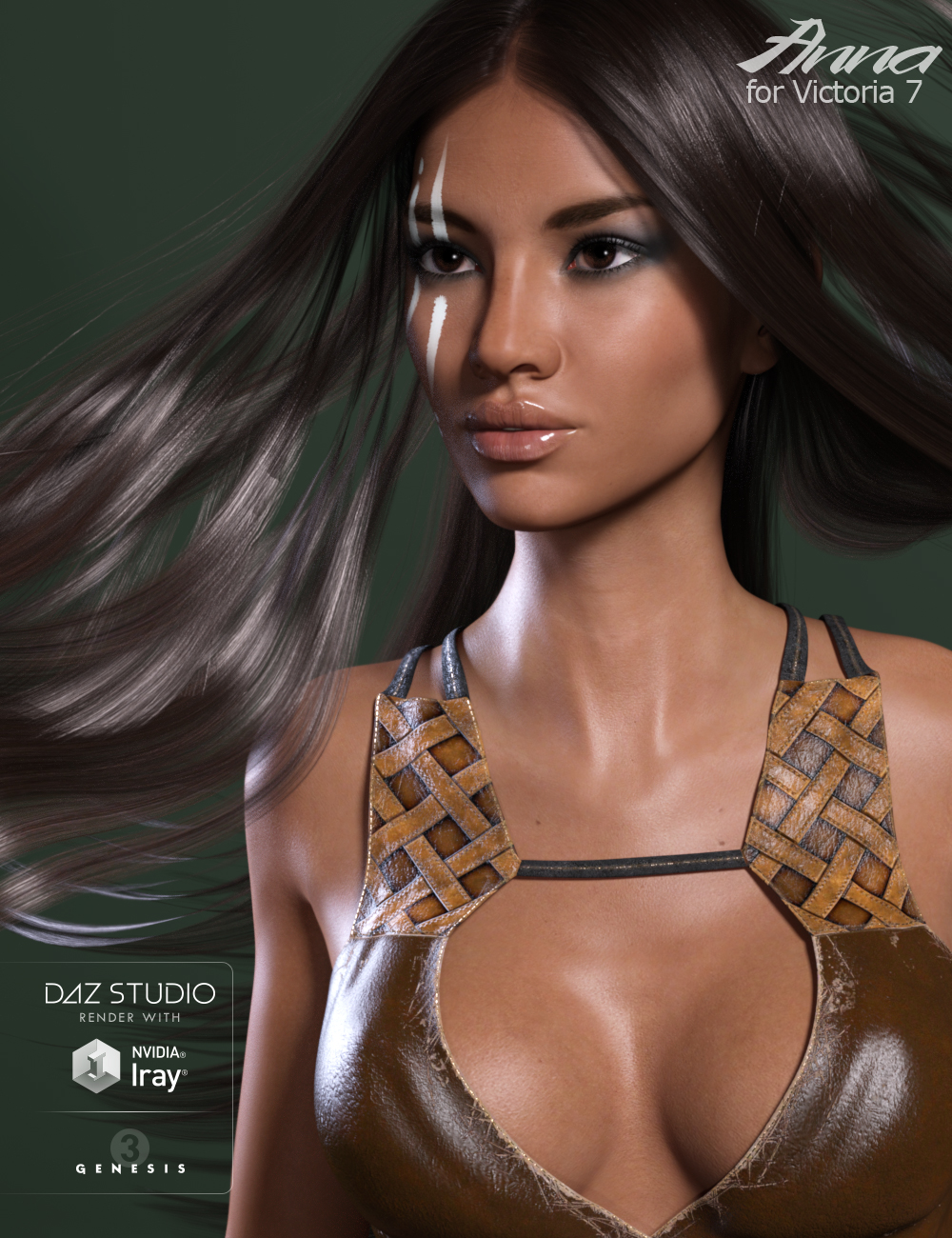 Anna HD for Victoria 7 by: Raiya, 3D Models by Daz 3D