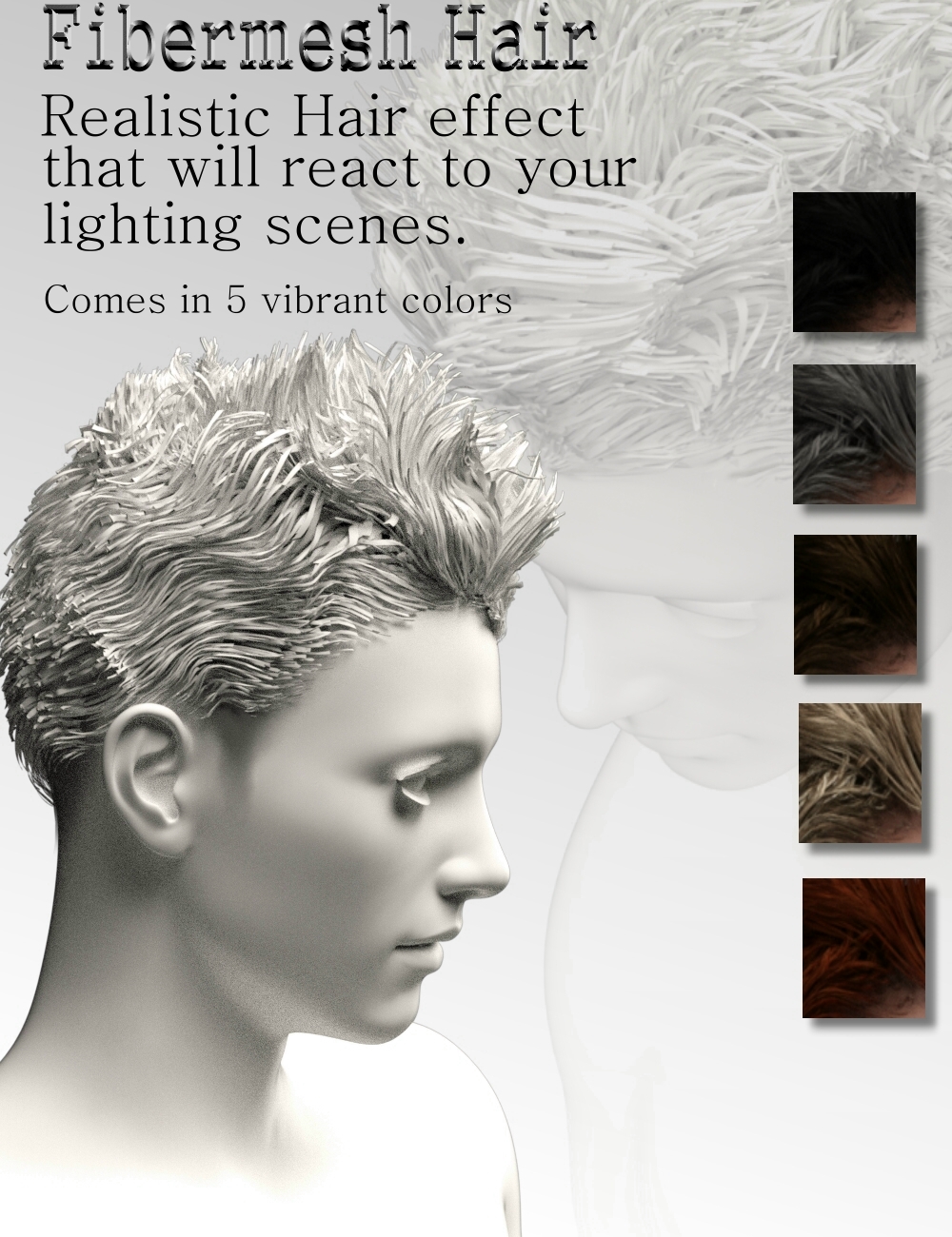 Rodi Clean Cut Hair Style for Genesis 3 Male(s) by: Neftis3D, 3D Models by Daz 3D