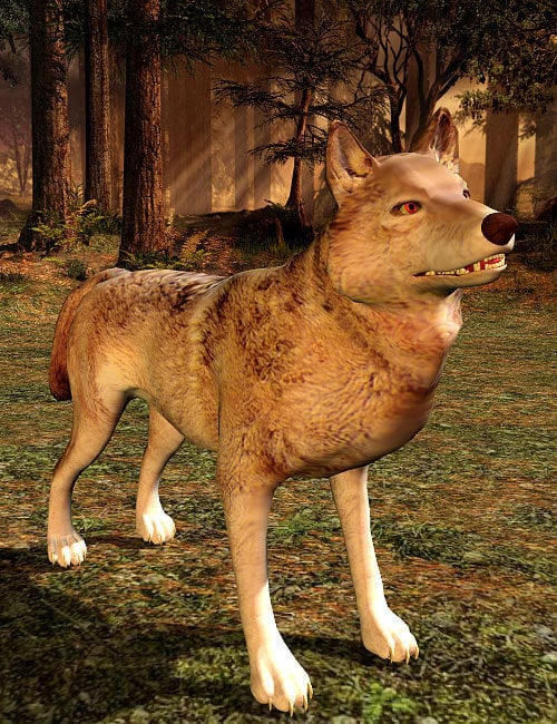 Wolf by: , 3D Models by Daz 3D