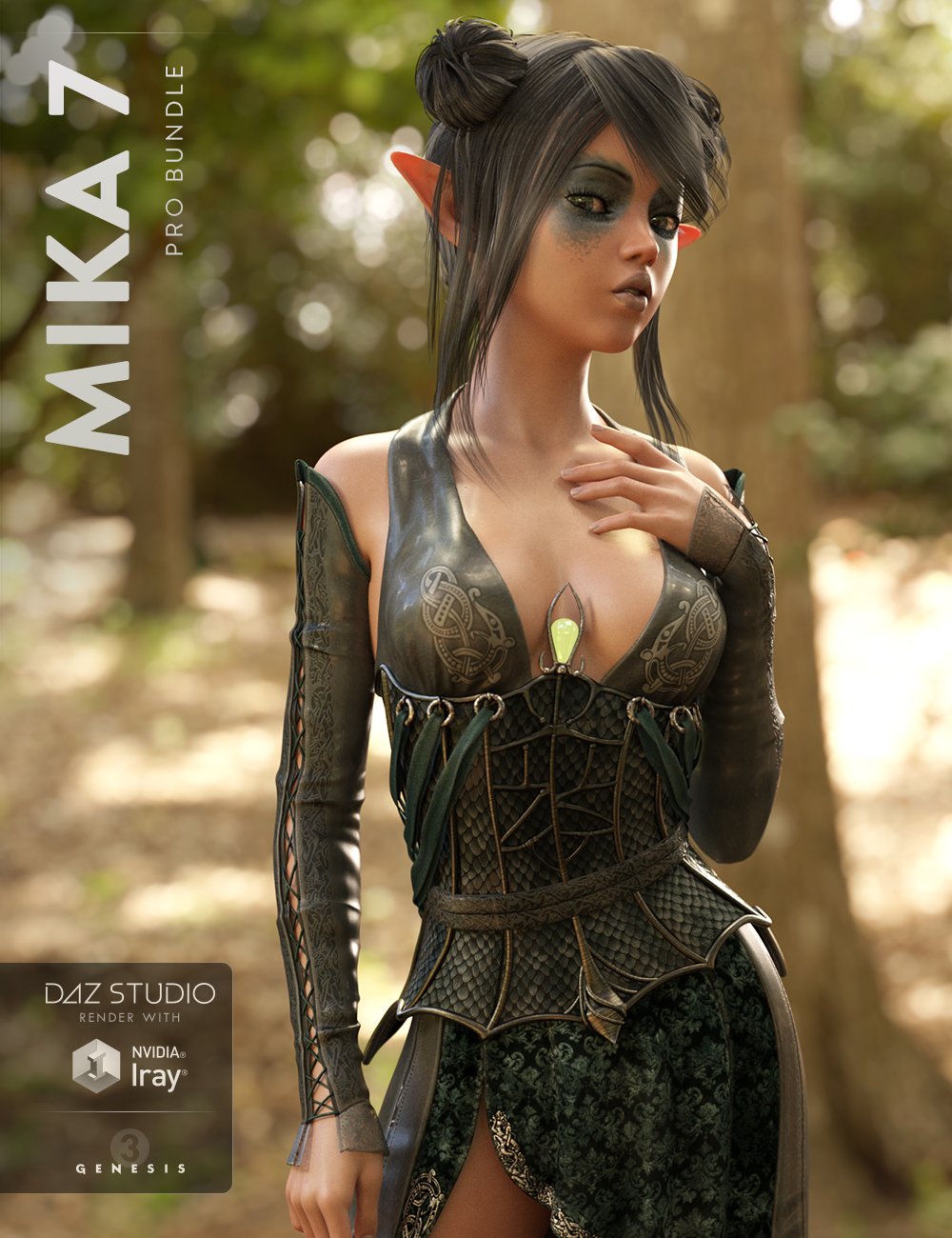Mika 7 Pro Bundle by: , 3D Models by Daz 3D