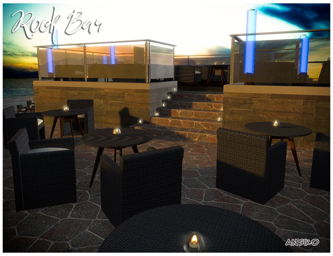 Rock Bar by: Ansiko, 3D Models by Daz 3D