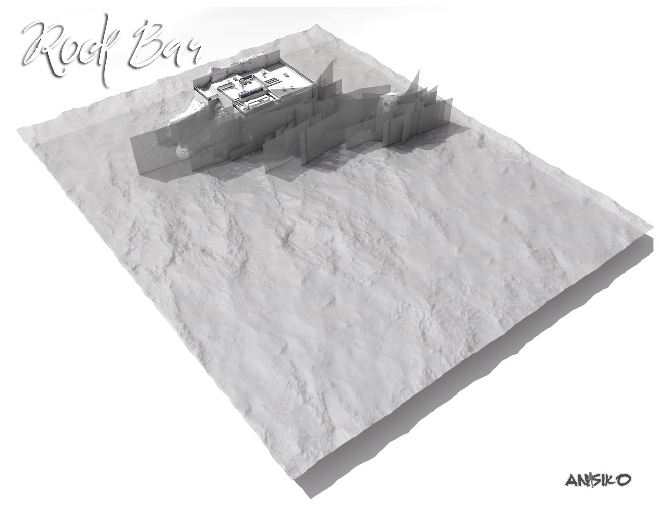 Rock Bar Rock Bar by: Ansiko, 3D Models by Daz 3D