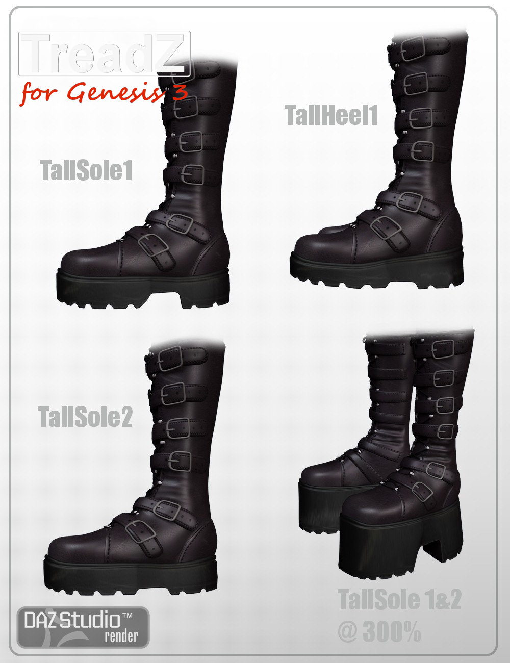 TreadZ for Genesis 3 | Daz 3D