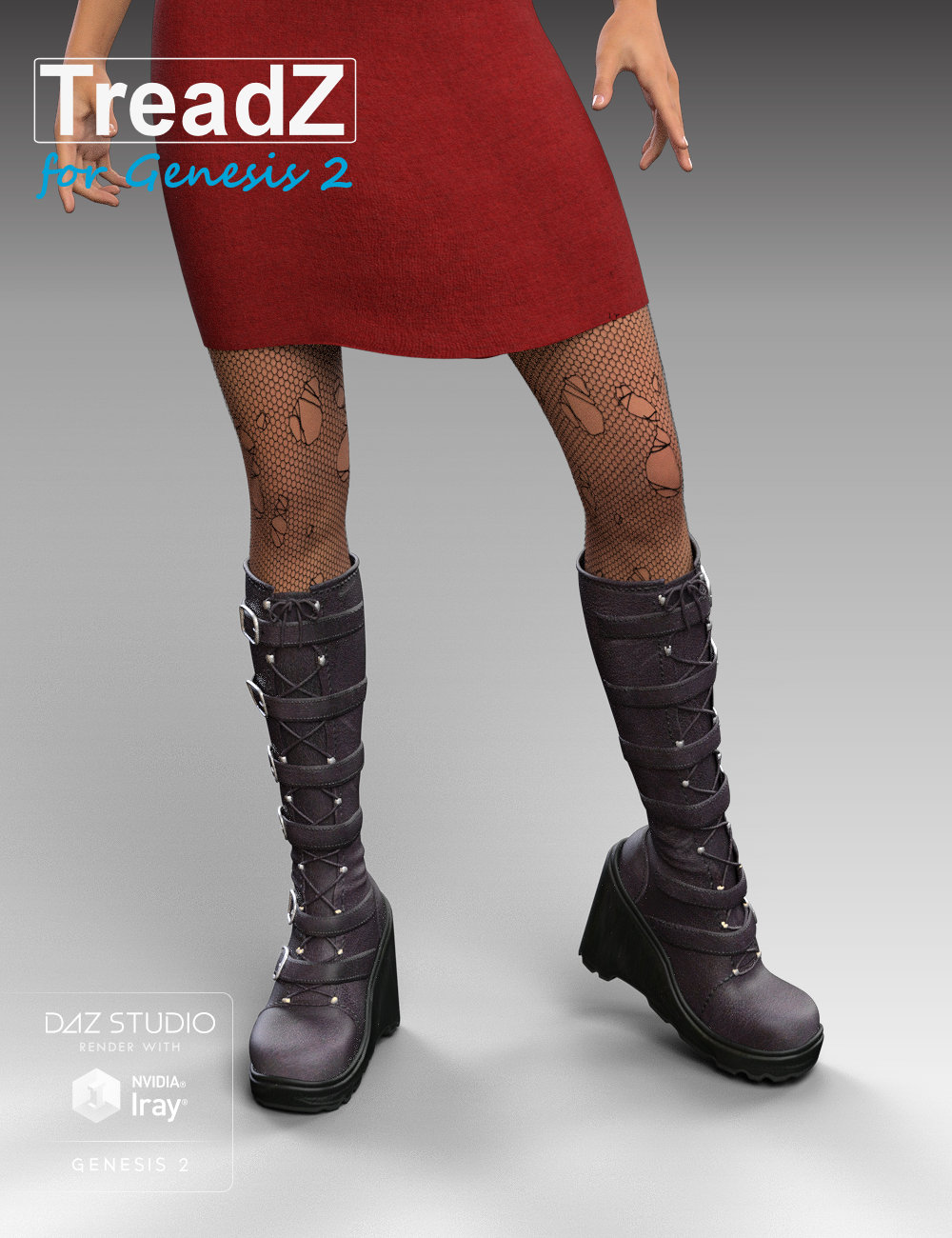 TreadZ for Genesis 2 by: the3dwizard, 3D Models by Daz 3D