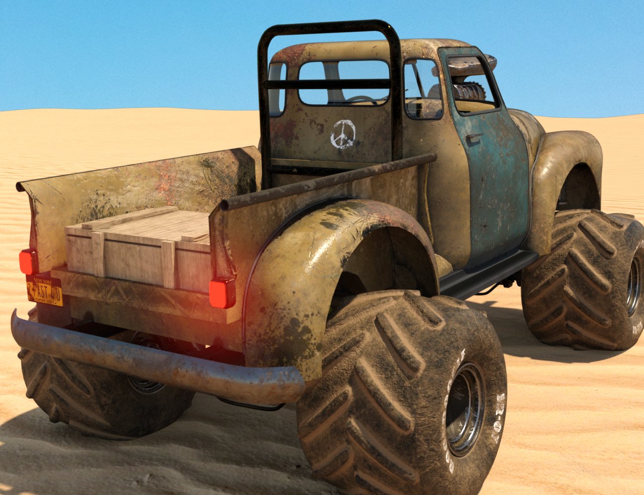 Outlander Truck Outlander Truck by: DarkEdgeDesign, 3D Models by Daz 3D