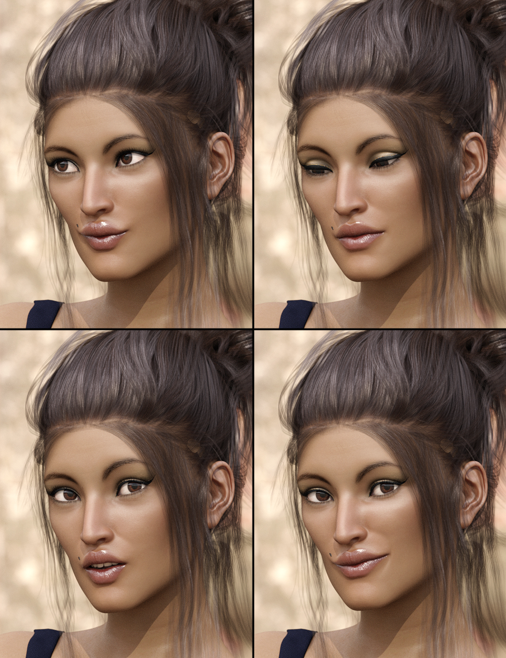 Simply Everyday Poses and Expressions for Genesis 3 Female(s) by: Val3dart, 3D Models by Daz 3D