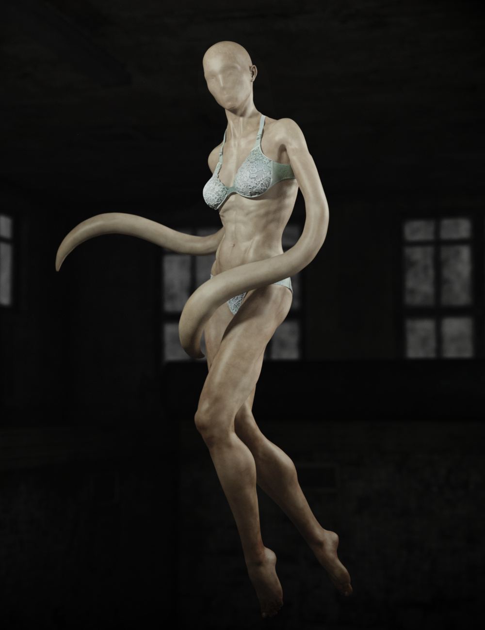 Silent Sally for Genesis 3 Female by: RawArt, 3D Models by Daz 3D
