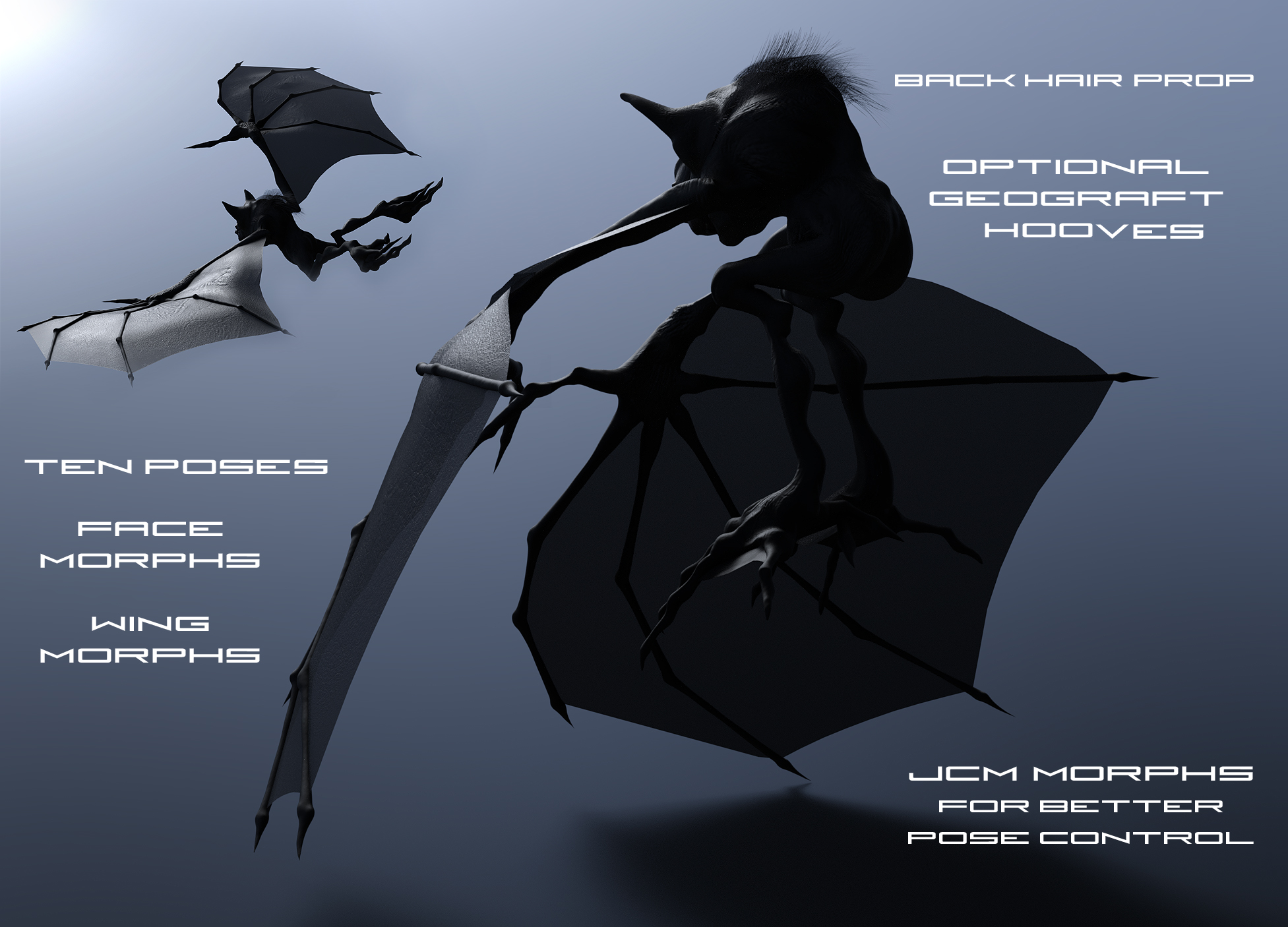 The Bat Thing The Bat Thing by: The AntFarm, 3D Models by Daz 3D