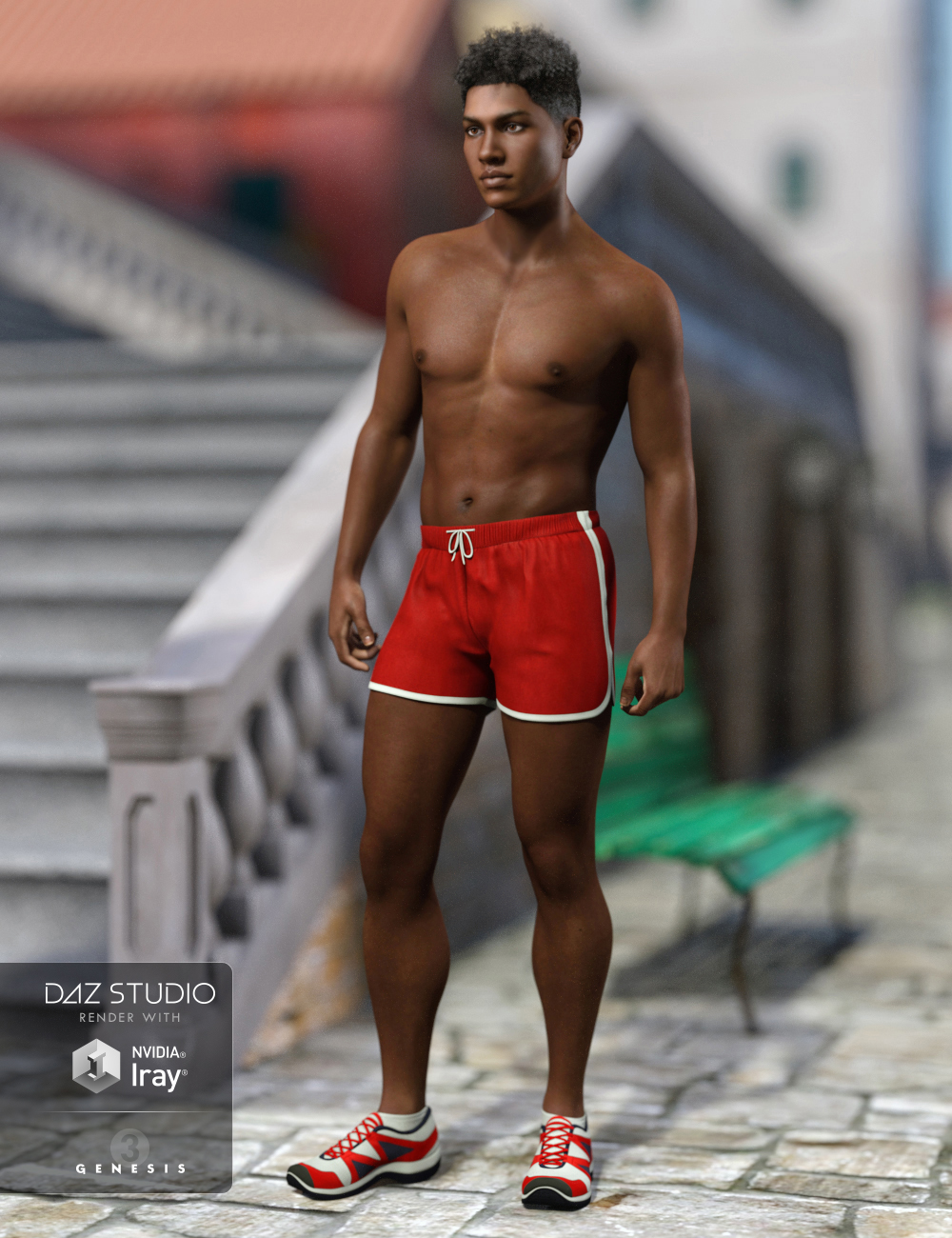 Isaac for Darius 7 by: RazielJessaii, 3D Models by Daz 3D