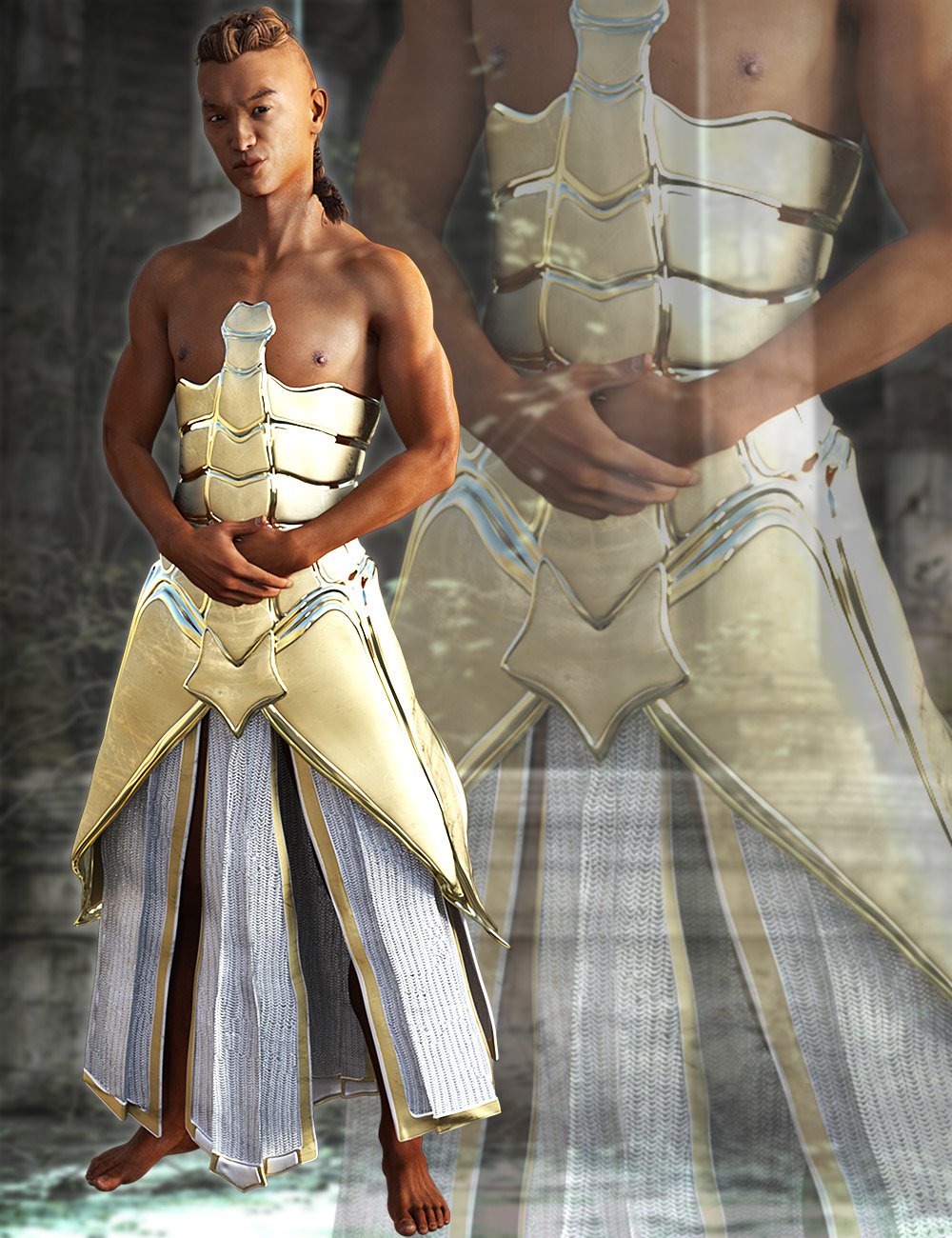 Eagle-Guard Torso Armor and Kilt for Genesis 3 Female(s) and Male(s) Eagle-Guard Torso Armor and Kilt for Genesis 3 Female(s) and Male(s) by: ArkiShox-Design, 3D Models by Daz 3D