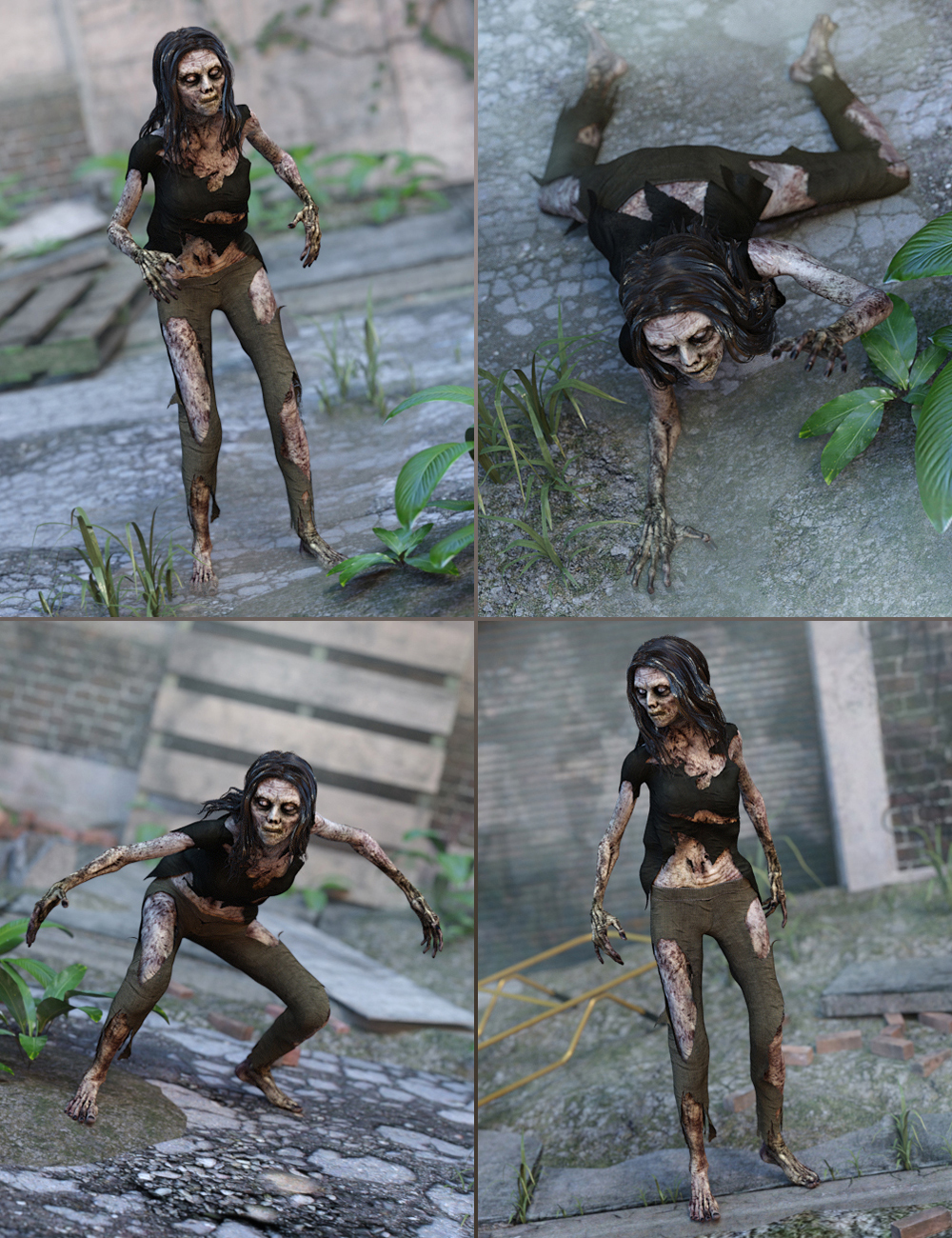 Creature of the Night Poses by: Design Anvil, 3D Models by Daz 3D