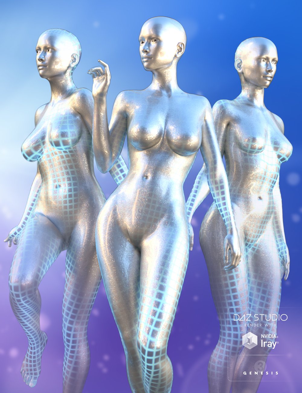 Creative Bodies for Genesis 3 Female(s) by: 3anson, 3D Models by Daz 3D