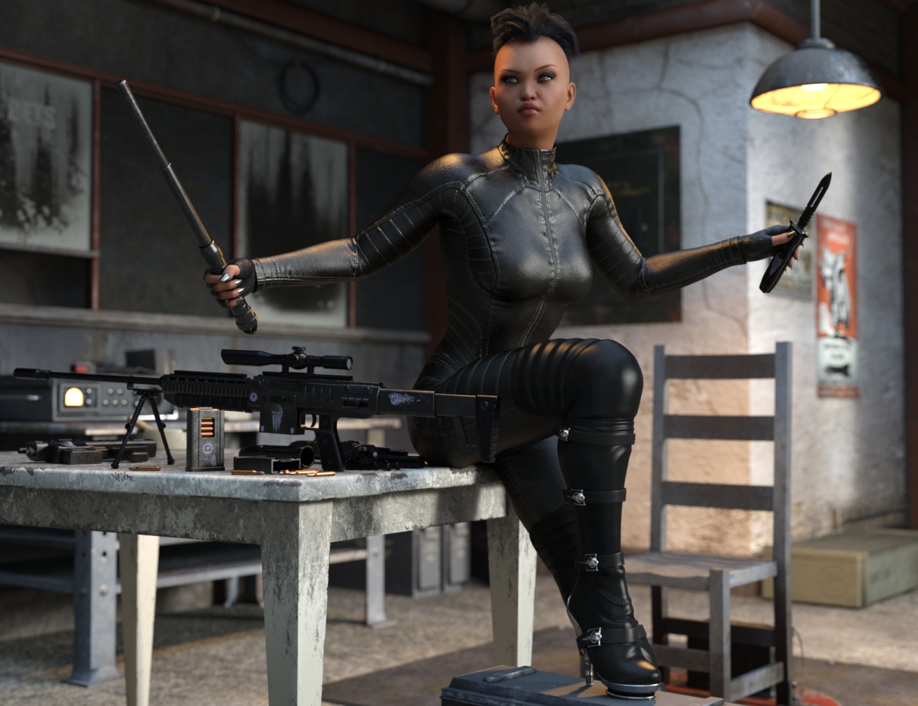 BEAR-250 Black Ops Set by: Nightshift3D, 3D Models by Daz 3D