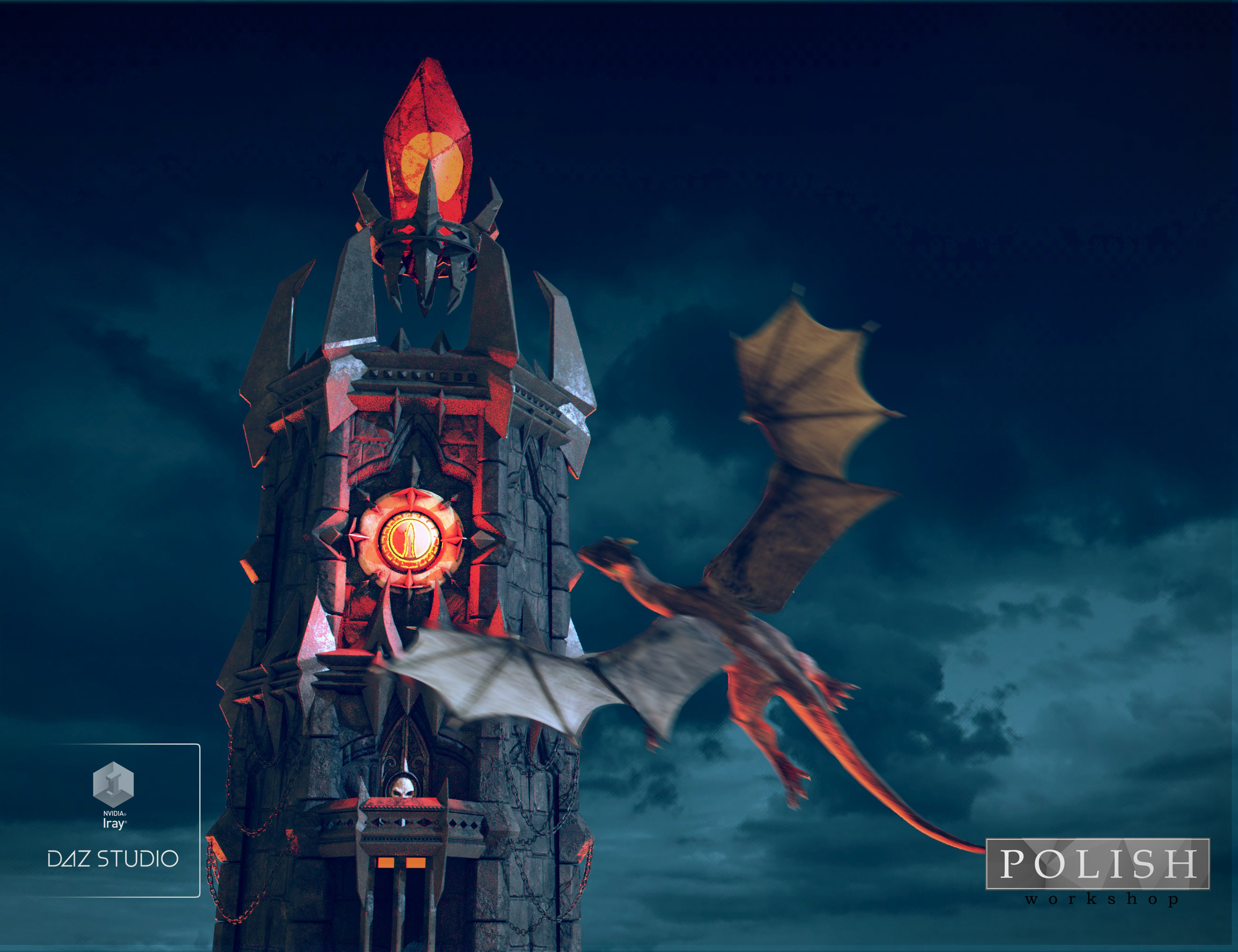 Dark Tower by: Polish, 3D Models by Daz 3D