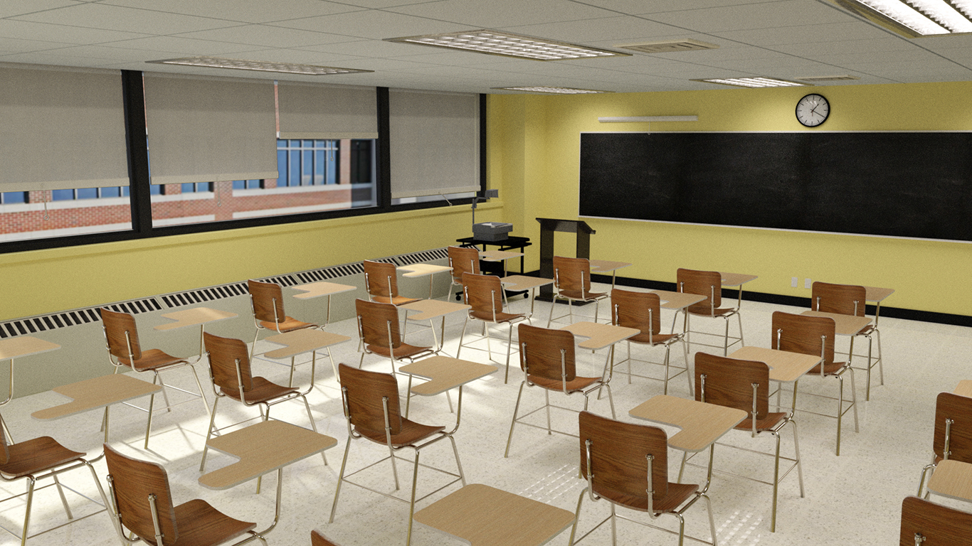 Digitallab3D Classroom Digitallab3D Classroom by: Digitallab3D, 3D Models by Daz 3D