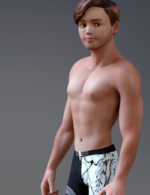 Stylized Matt Figure and Hair for Genesis 3 Male(s) by: 3D Universe, 3D Models by Daz 3D