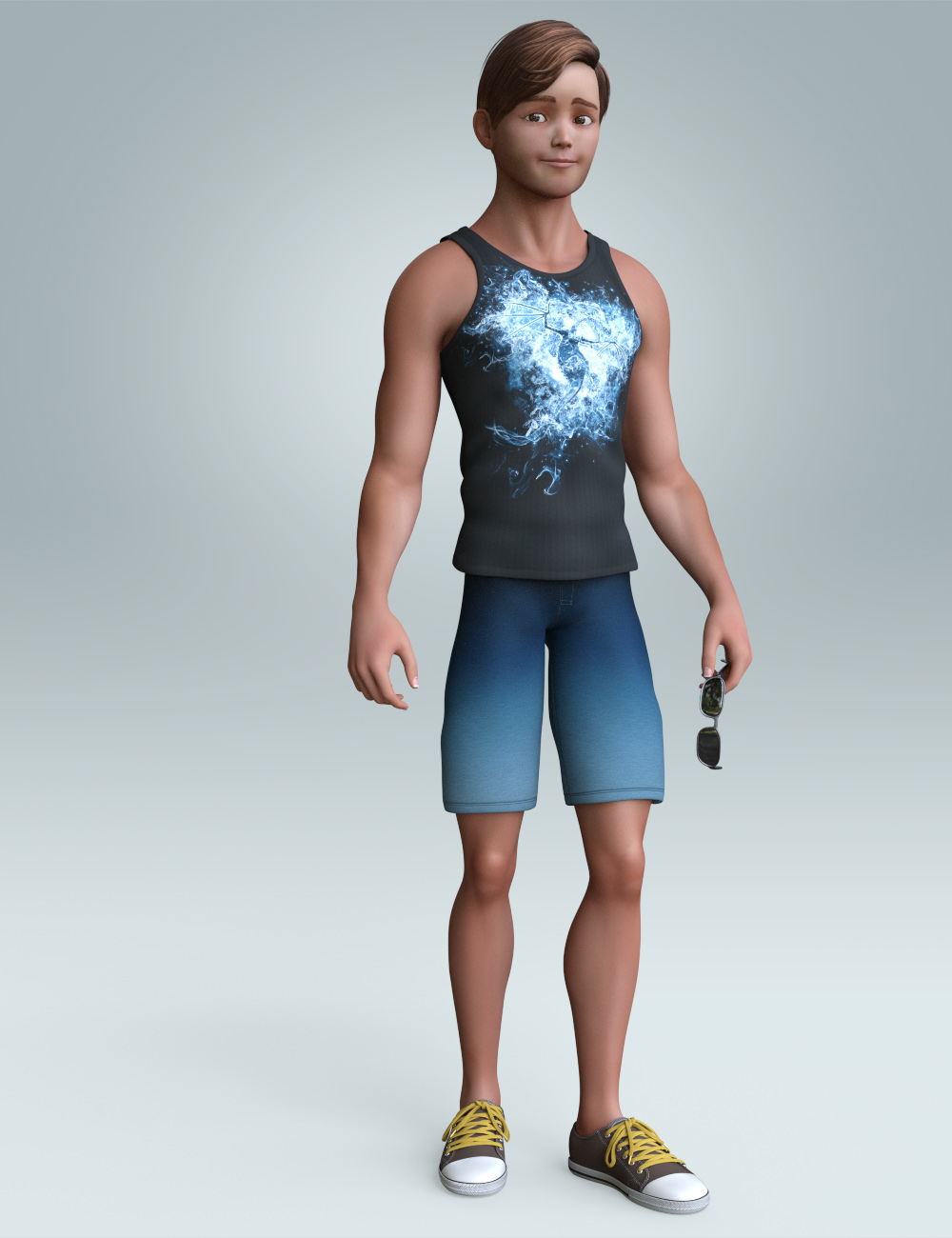 Stylized Matt Bundle for Genesis 3 Male(s) by: 3D Universe, 3D Models by Daz 3D