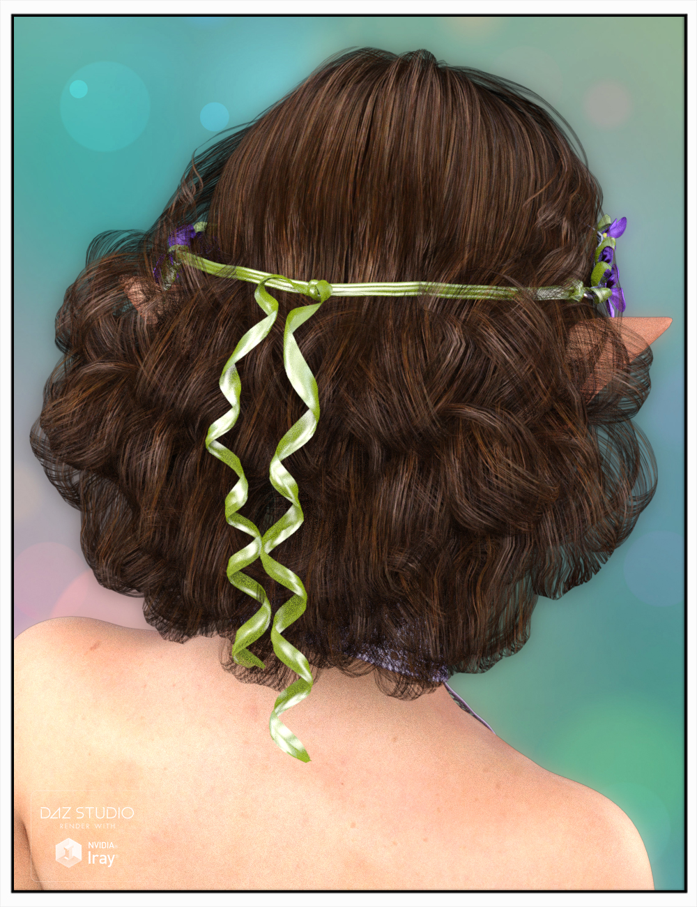 Lorin Hair for Genesis 3 Female(s) by: SWAM, 3D Models by Daz 3D