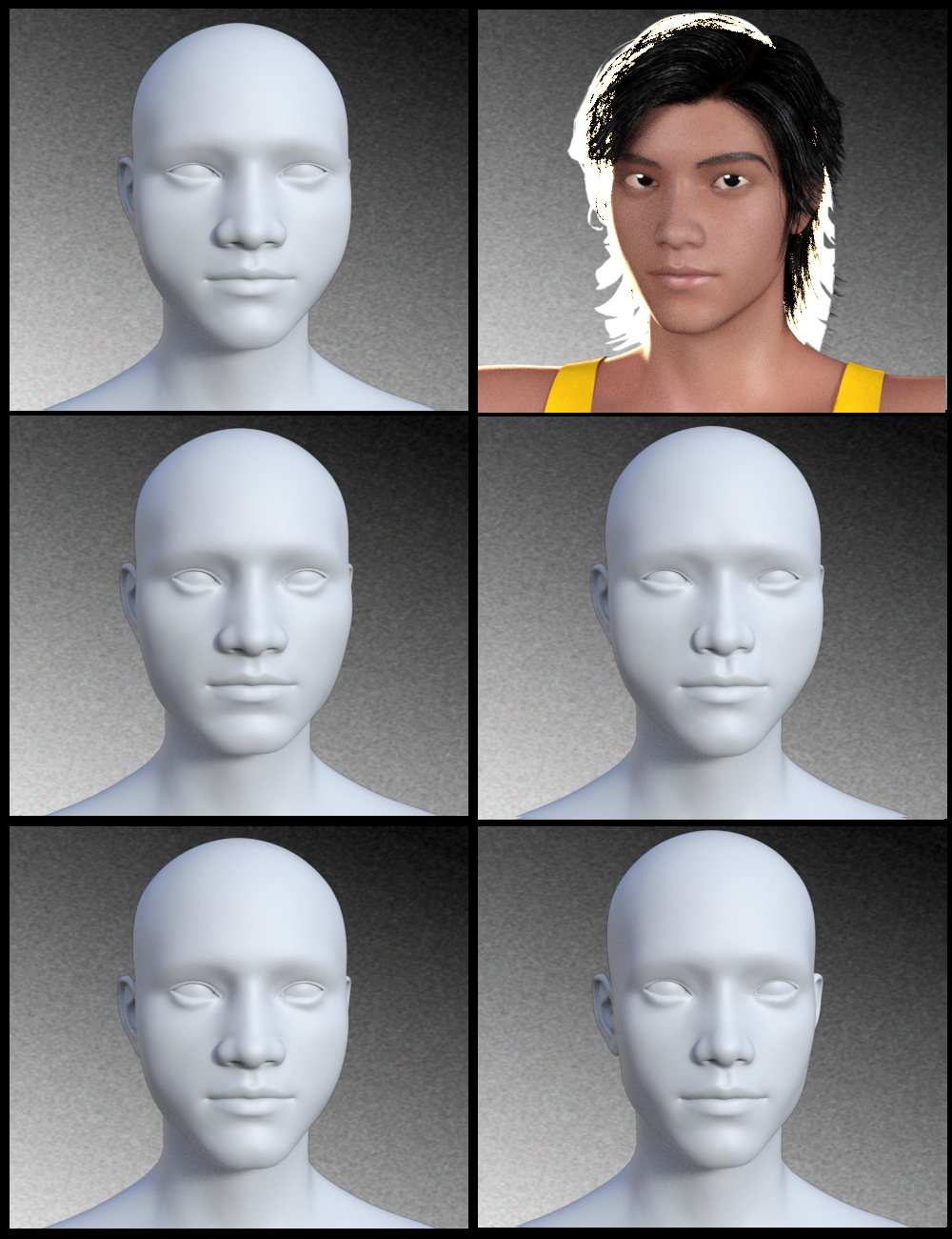People of Earth: Faces of Asia Genesis 3 Male People of Earth: Faces of Asia Genesis 3 Male by: Sickleyield, 3D Models by Daz 3D