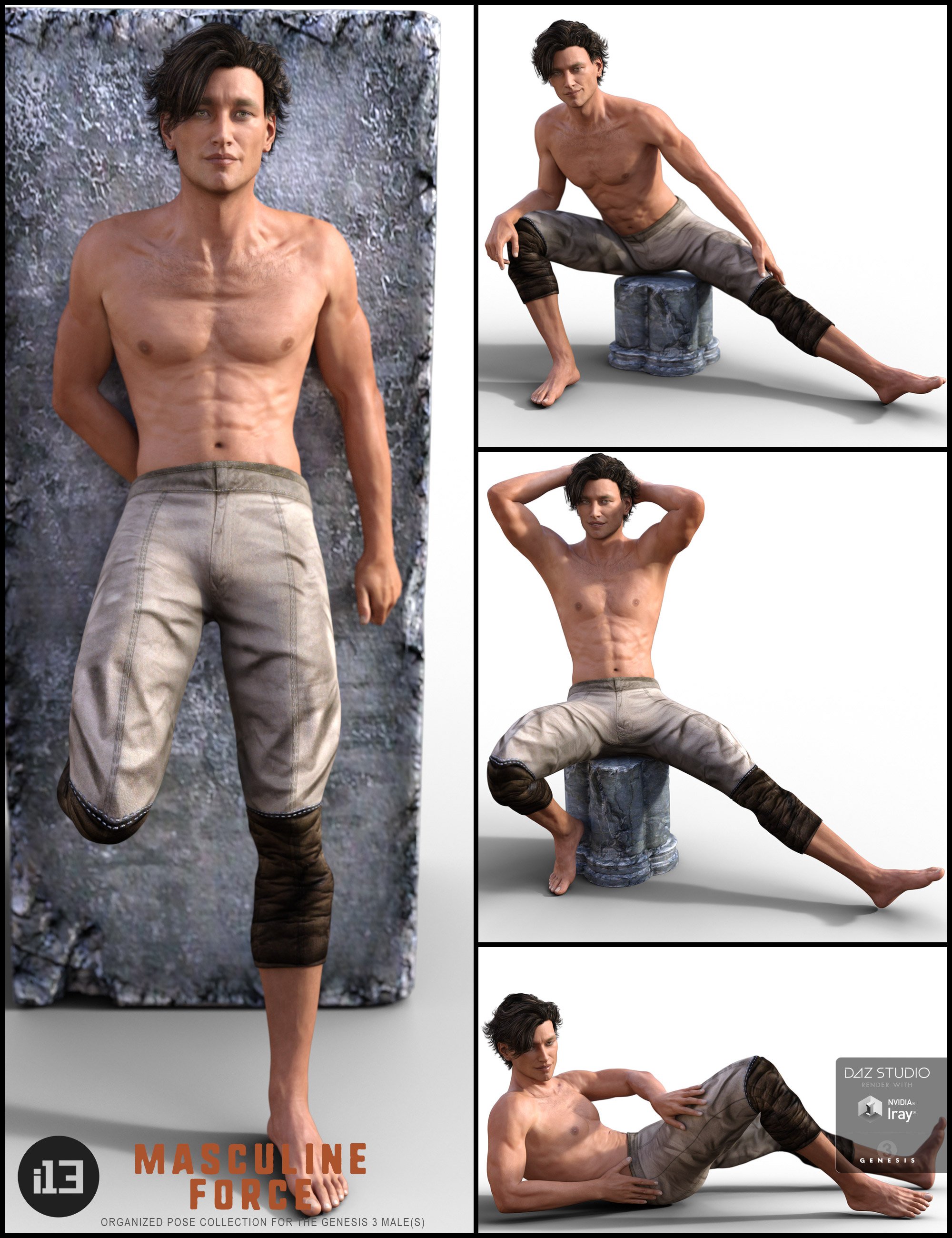 i13 Masculine Force for the Genesis 3 Male(s) i13 Masculine Force for the Genesis 3 Male(s) by: ironman13, 3D Models by Daz 3D