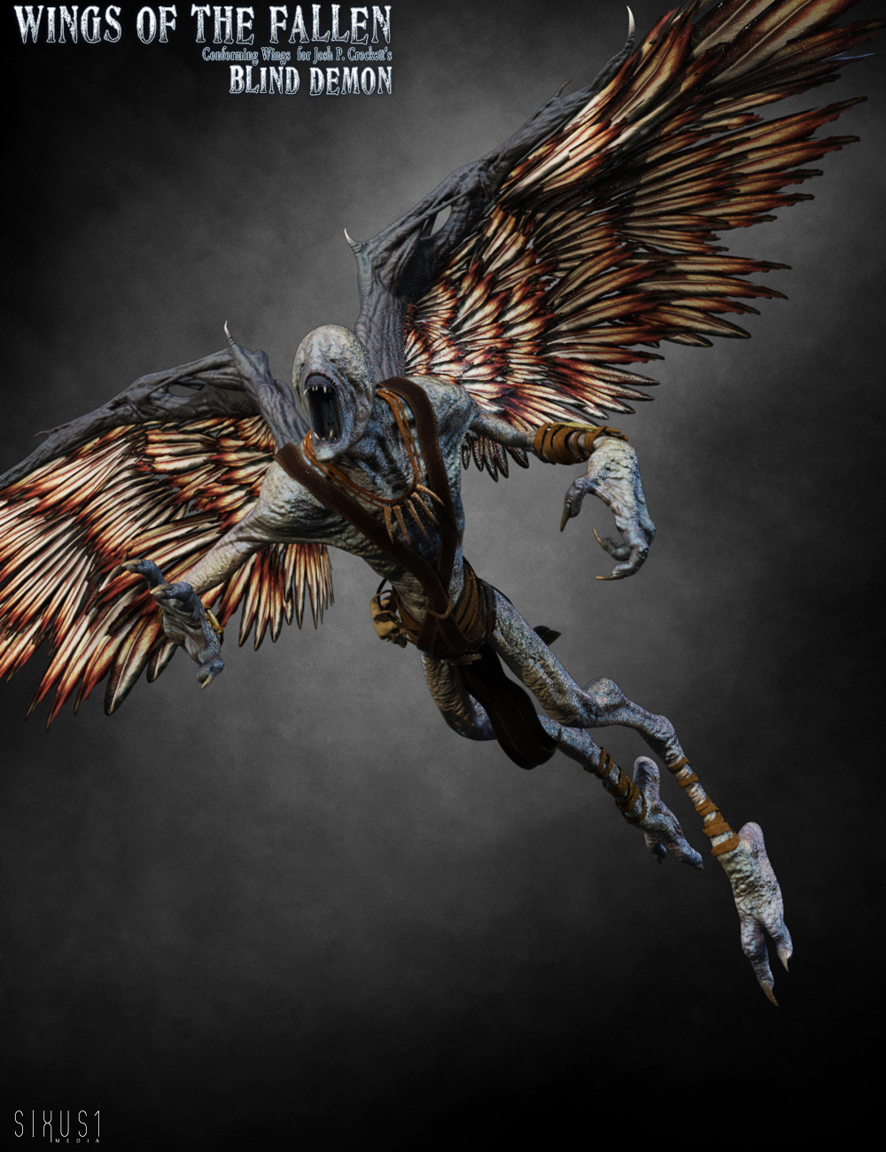 Wings of The Fallen by: Sixus1 Media, 3D Models by Daz 3D