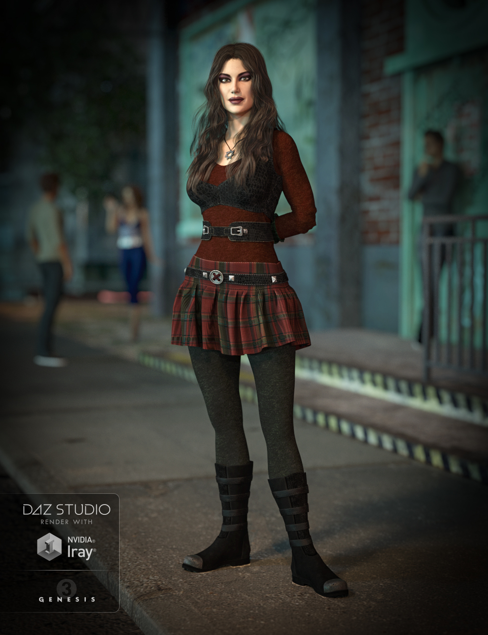 Gone Girl Outfit for Genesis 3 Female(s)