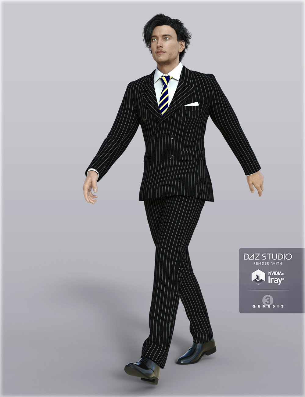 H&C Business Suit B for Genesis 3 Male(s) H&C Business Suit B for Genesis 3 Male(s) by: IH Kang, 3D Models by Daz 3D