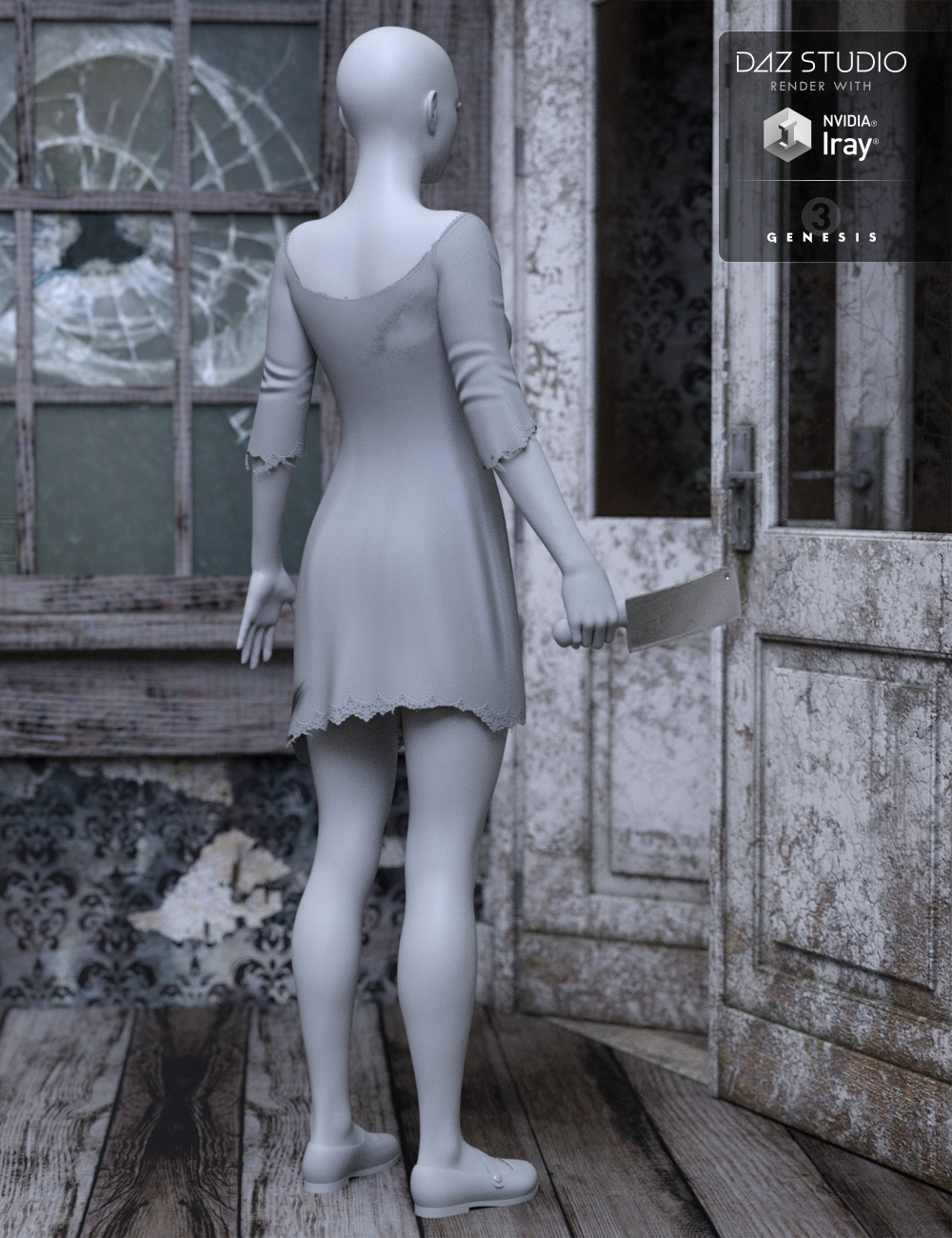 Distressed Outfit for Genesis 3 Female(s) Distressed Outfit for Genesis 3 Female(s) by: Lilflame, 3D Models by Daz 3D