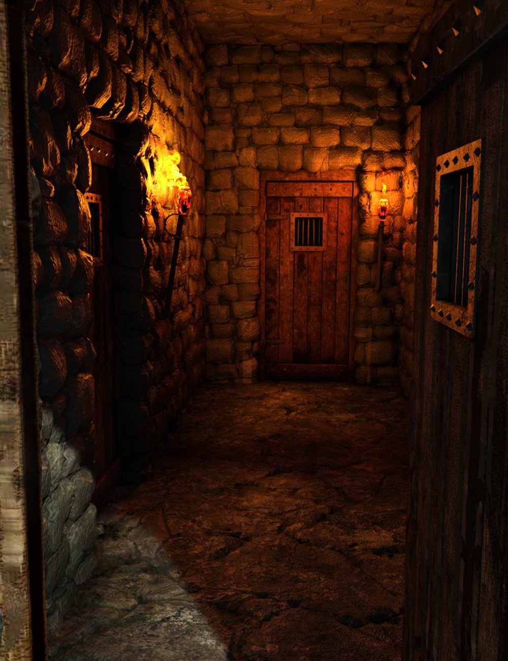 Dungeon Keep by: DzFire, 3D Models by Daz 3D