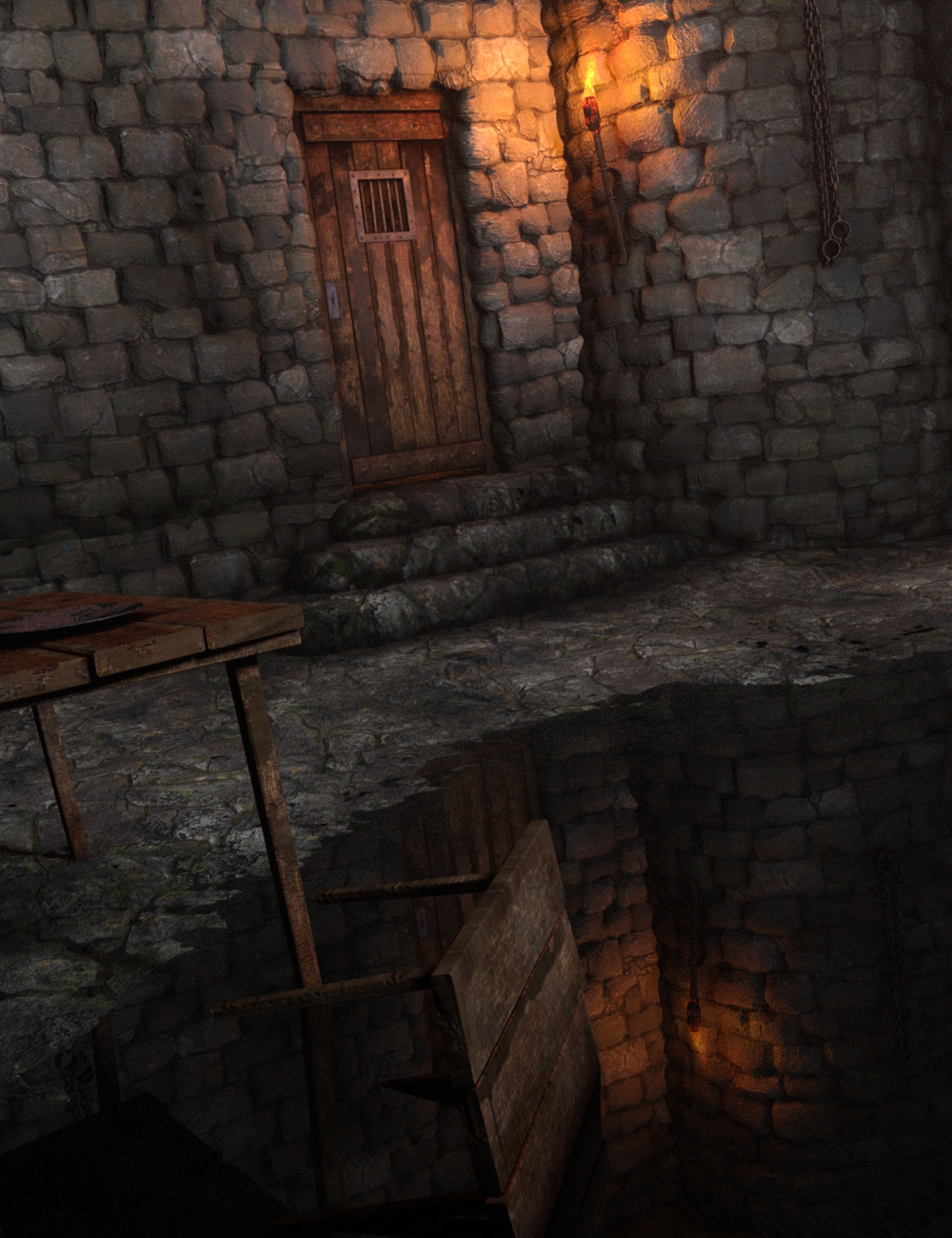 Dungeon Keep by: DzFire, 3D Models by Daz 3D