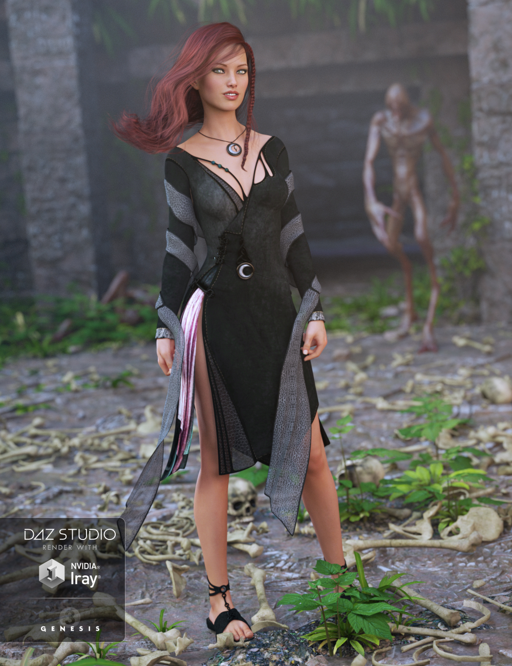 Morrigan Outfit Textures by: DirtyFairy, 3D Models by Daz 3D