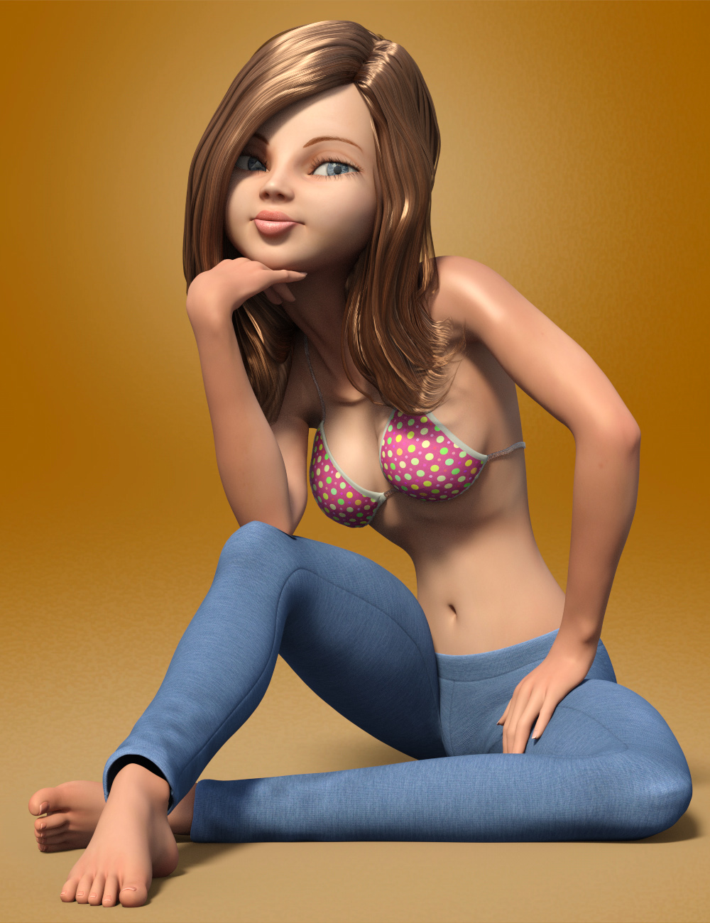 Stylized Megan Bundle for Genesis 3 Female(s) | Daz 3D