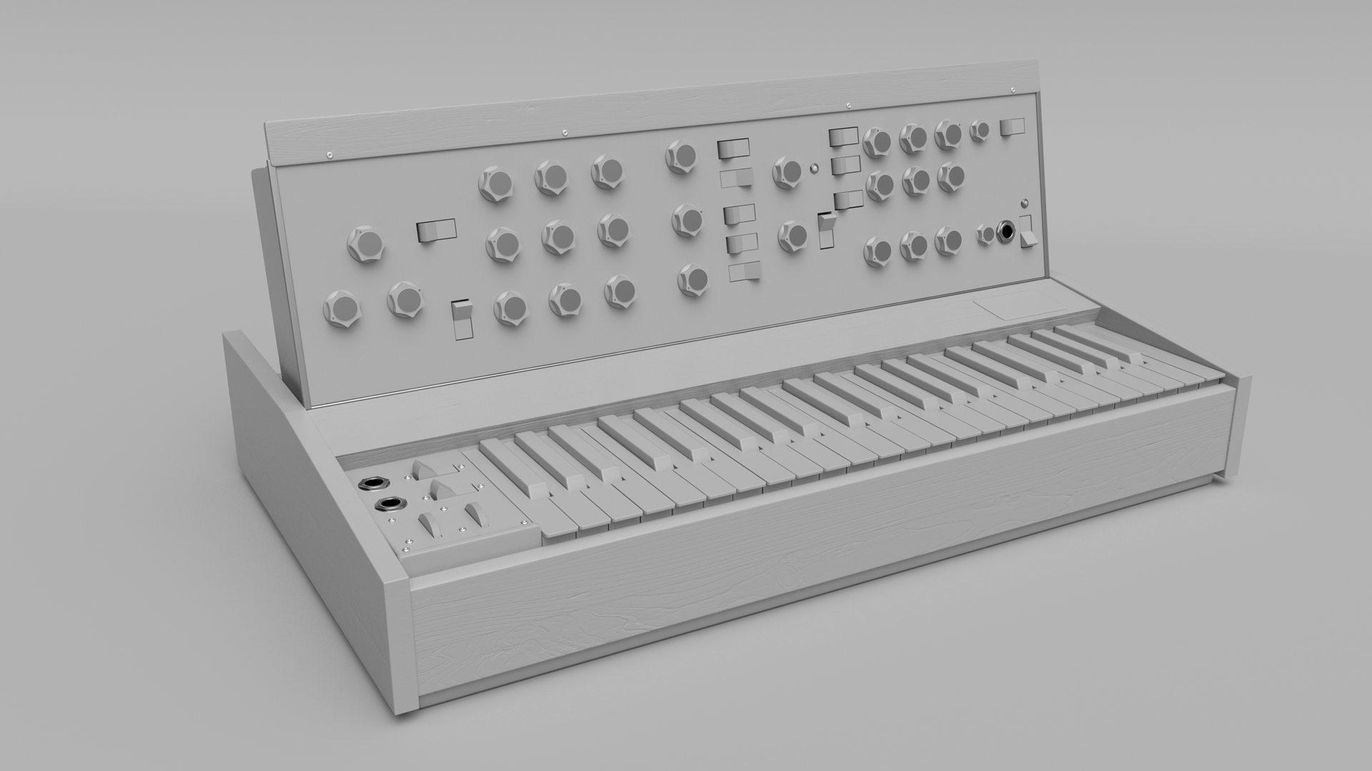 Studio Desk and Retro Synth by: Moonscape Graphics, 3D Models by Daz 3D