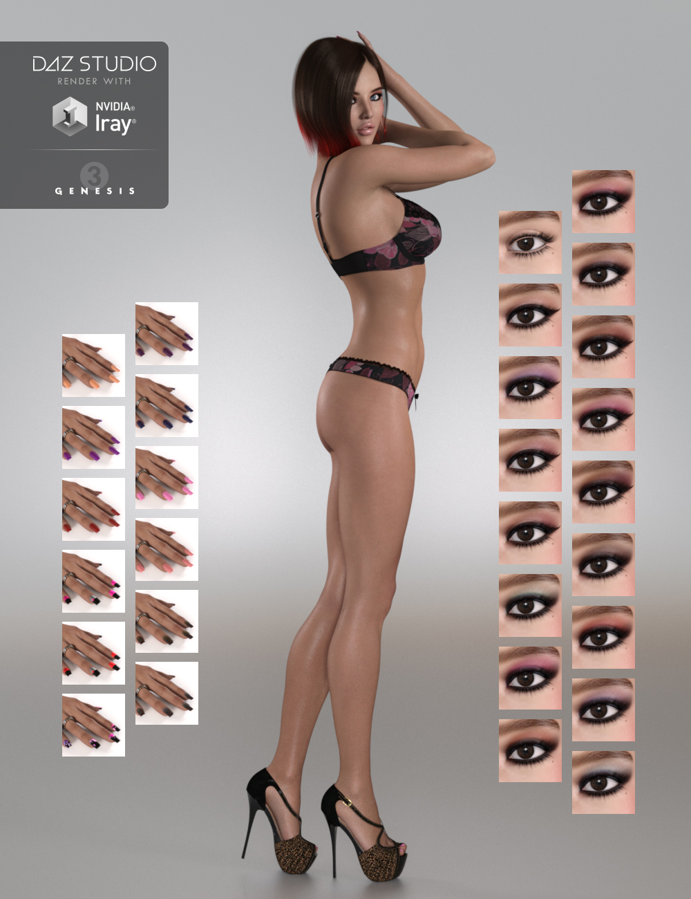 DT- Cindy for Genesis 3 Female(s) by: Digital Touch, 3D Models by Daz 3D