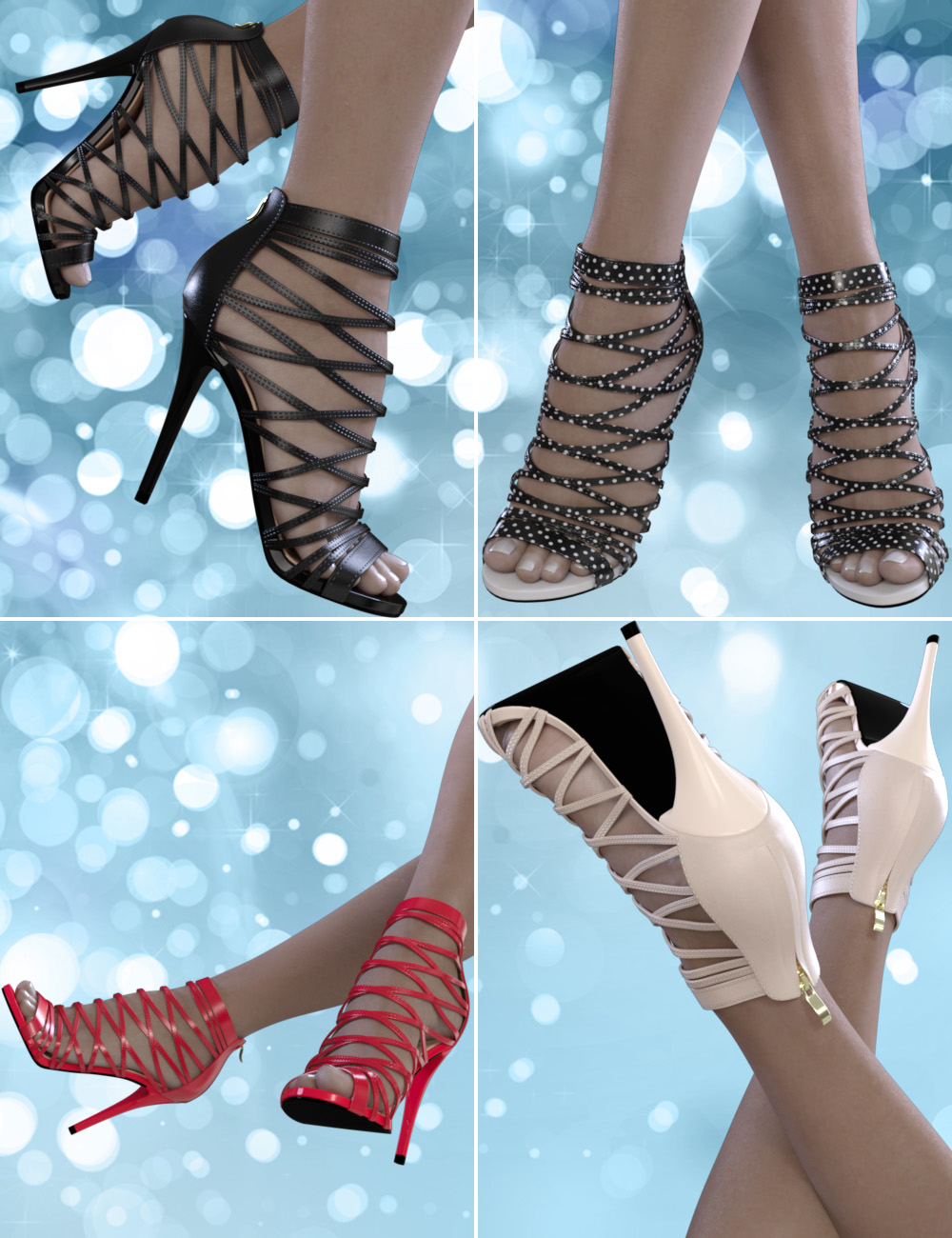 Winona Heels for Genesis 3 Female(s) by: Arryn, 3D Models by Daz 3D