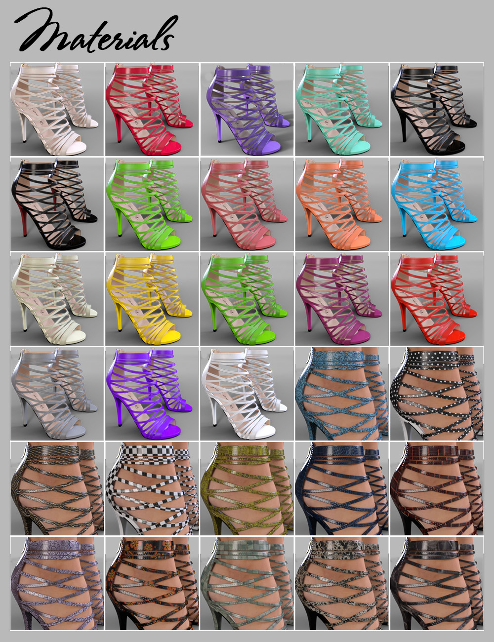 Winona Heels for Genesis 3 Female(s) by: Arryn, 3D Models by Daz 3D