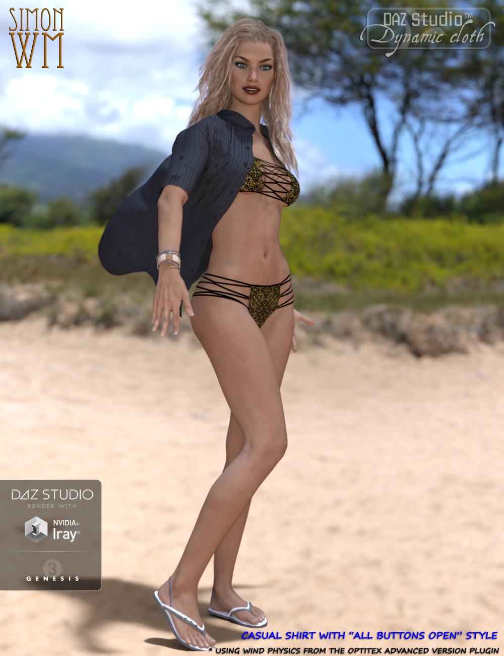 Dynamic Classics for Victoria 7 & Genesis 3 Female(s) by: SimonWMOptiTex, 3D Models by Daz 3D