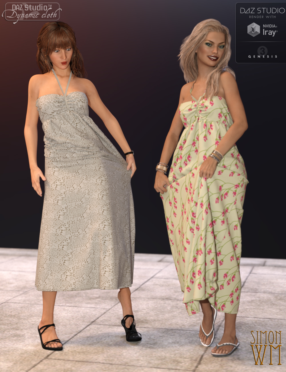Dynamic Classics for Victoria 7 & Genesis 3 Female(s) by: SimonWMOptiTex, 3D Models by Daz 3D