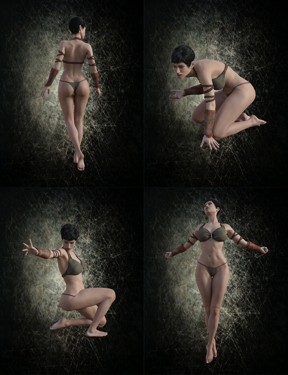Summoner Poses for Lilith 7 by: Muscleman, 3D Models by Daz 3D