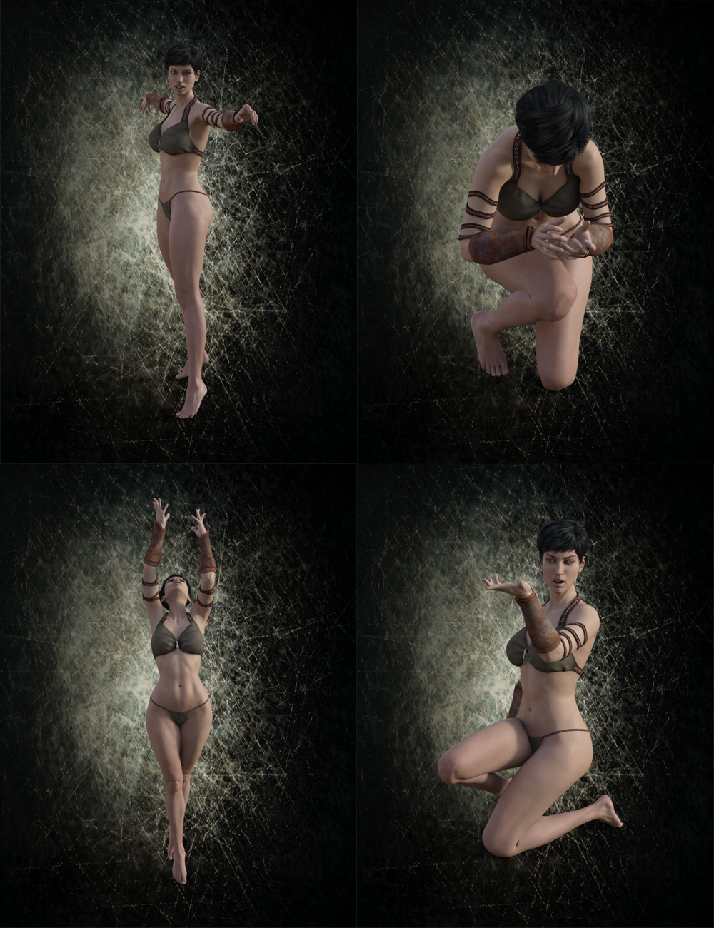Summoner Poses for Lilith 7 by: Muscleman, 3D Models by Daz 3D