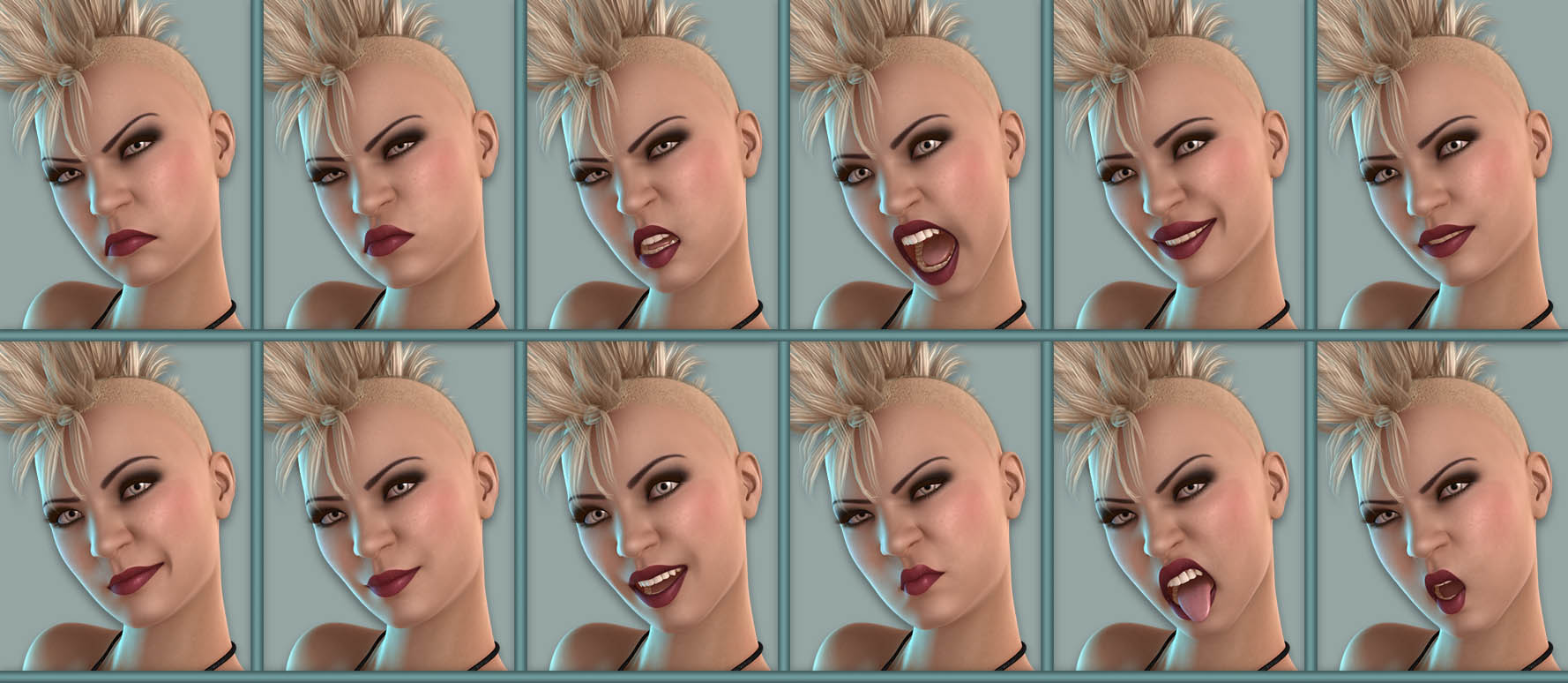 Capsces Street Fun Poses and Expressions for Genesis 3 Female and Kalea 7 by: Capsces Digital Ink, 3D Models by Daz 3D