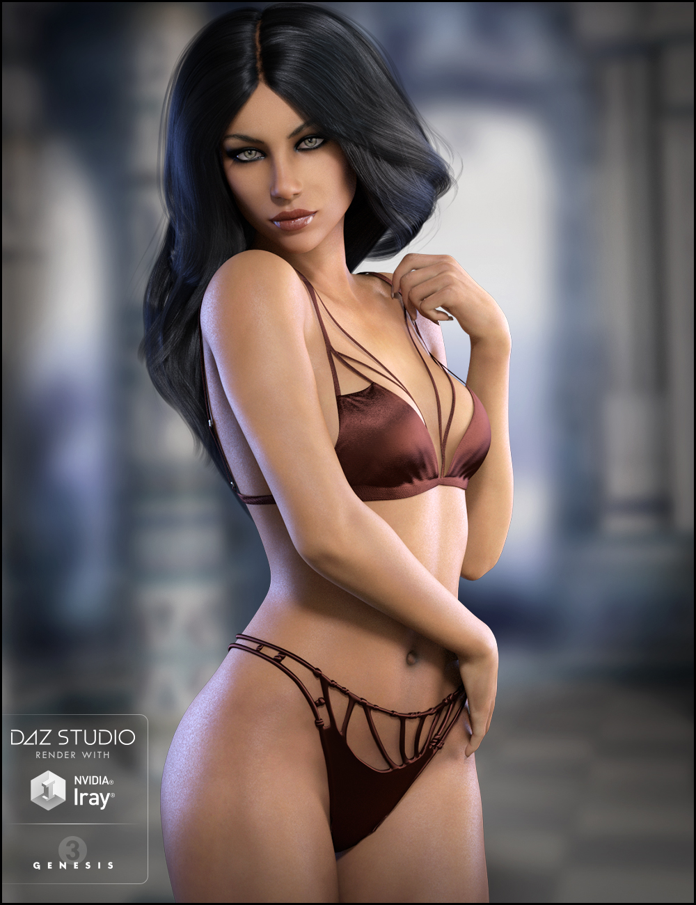 Akasha for Genesis 3 Female by: JessaiiDemonicaEvilius, 3D Models by Daz 3D