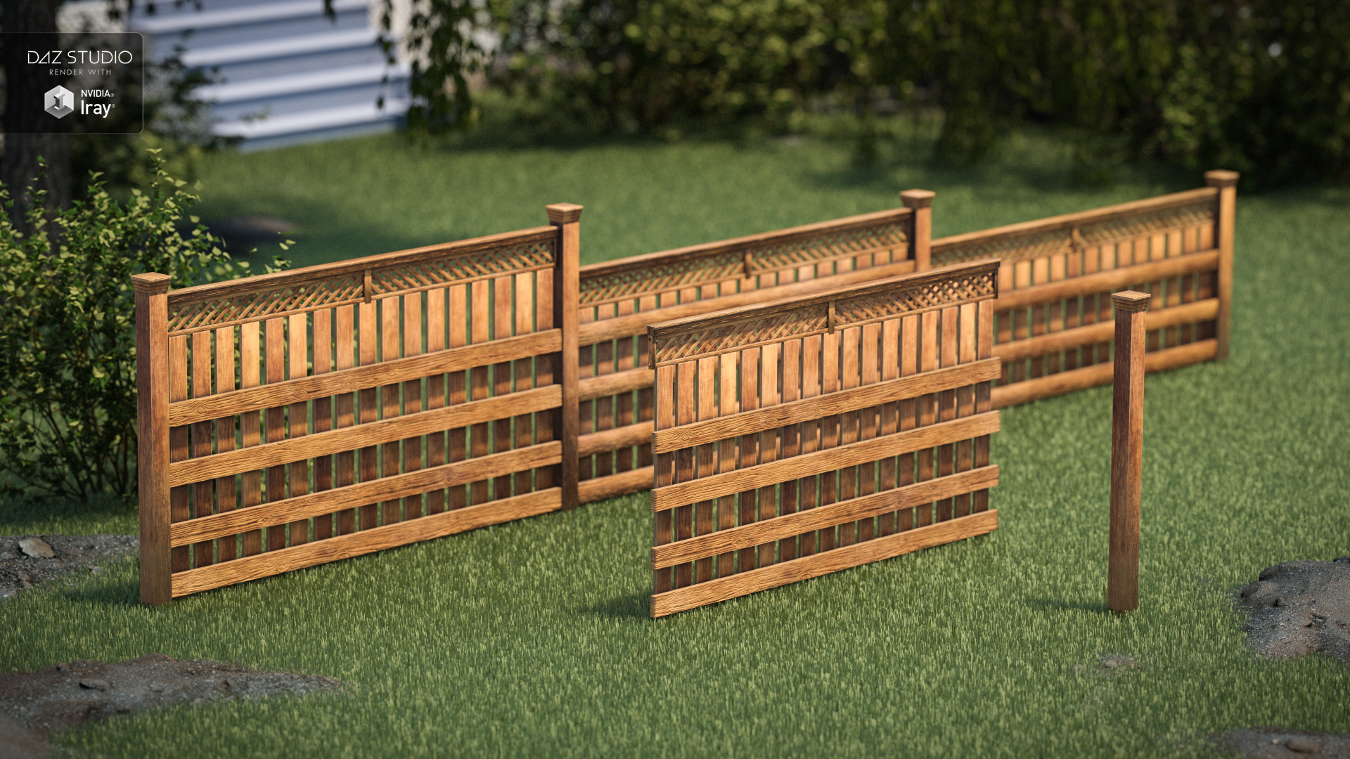 The Fence Collection by: ARTCollab, 3D Models by Daz 3D