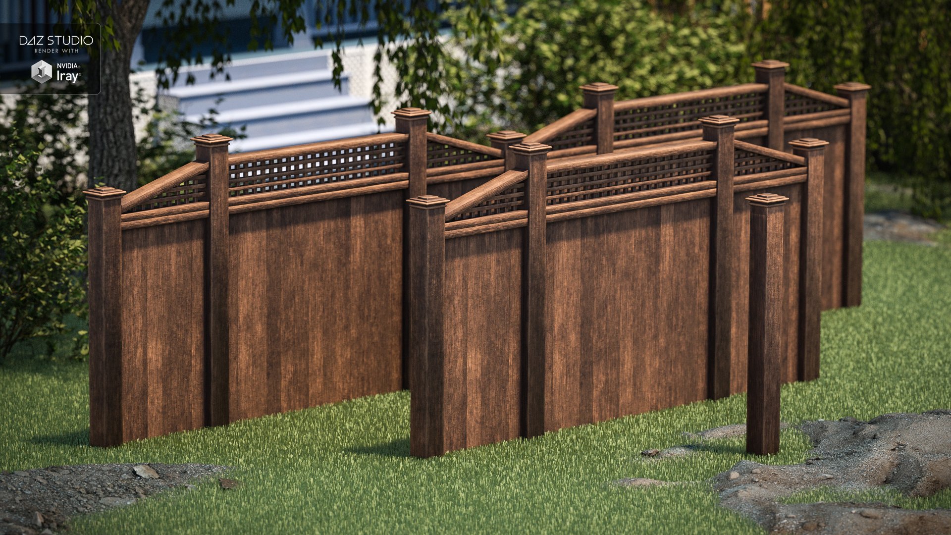 The Fence Collection The Fence Collection by: ARTCollab, 3D Models by Daz 3D