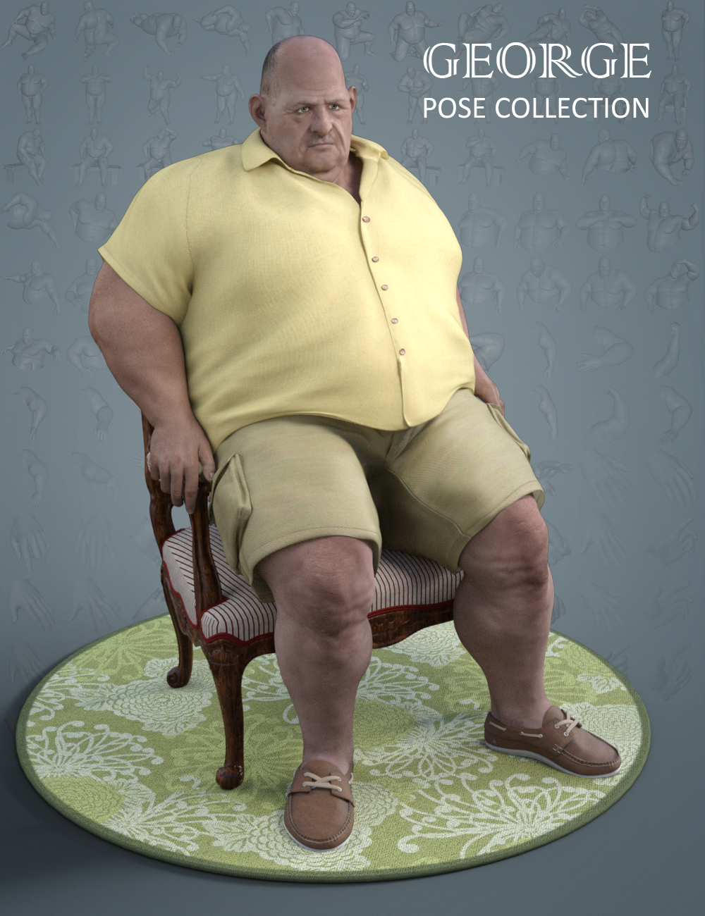 George Pose Collection by: Deepsea, 3D Models by Daz 3D
