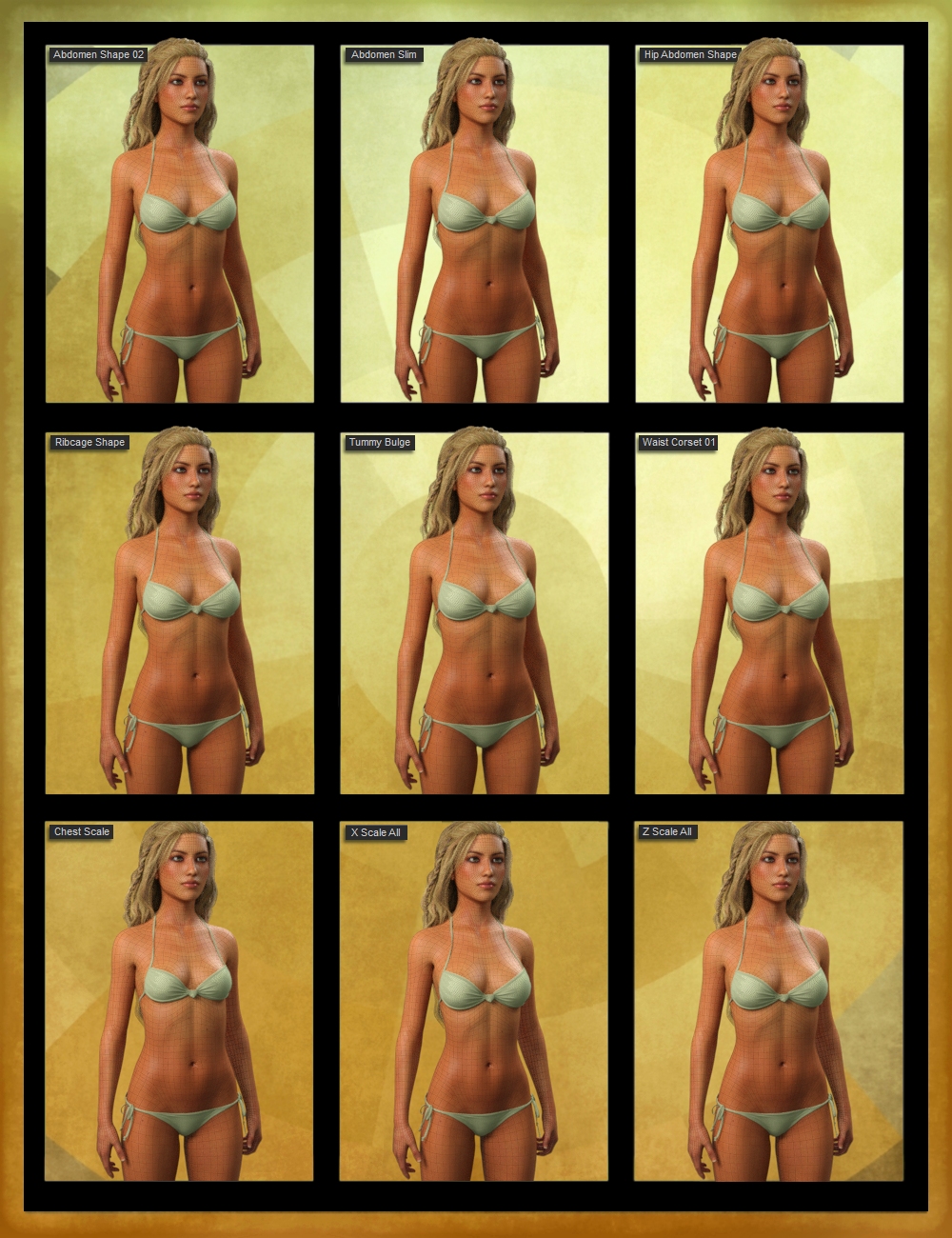 Genesis 3 Female Body Morph Resource Kit 2 by: ThorneHandspan Studios, 3D Models by Daz 3D