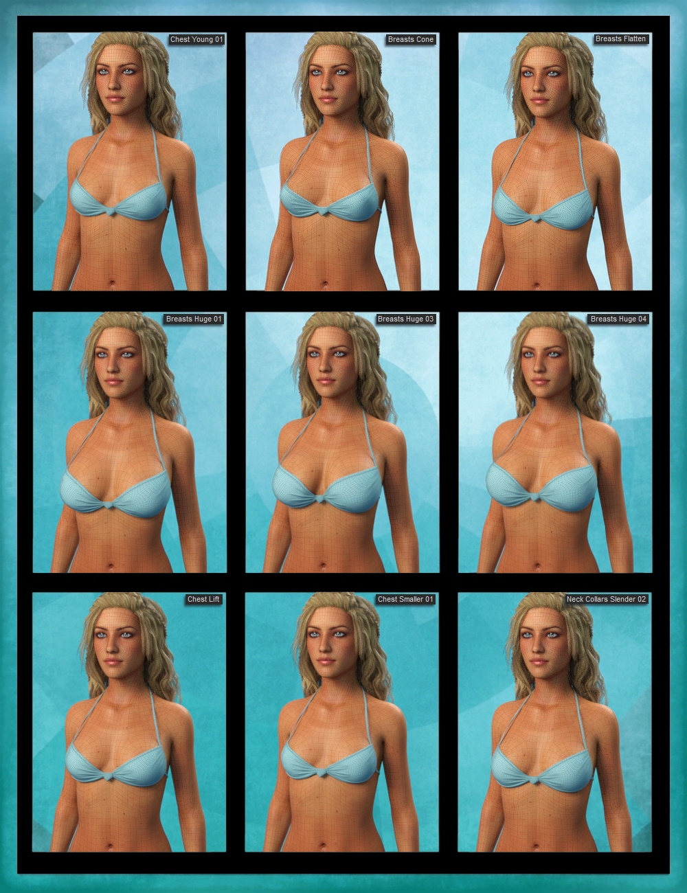 Genesis 3 Female Body Morph Resource Kit 2 Genesis 3 Female Body Morph Resource Kit 2 by: ThorneHandspan Studios, 3D Models by Daz 3D