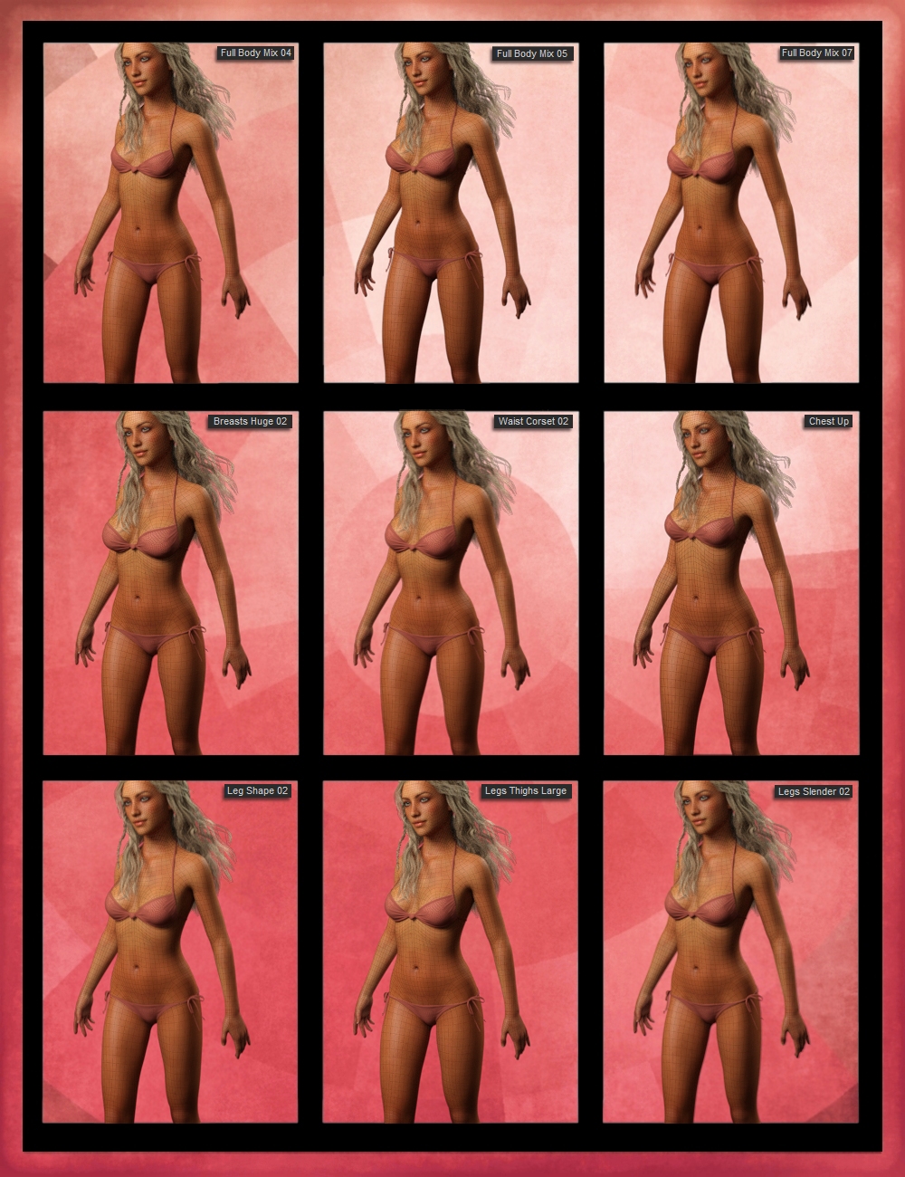 Genesis 3 Female Body Morph Resource Kit 2 by: ThorneHandspan Studios, 3D Models by Daz 3D