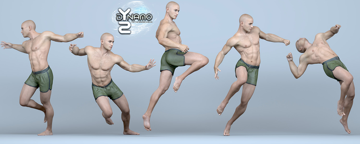 dYnamo 2 Poses for Genesis 3 Male(s) dYnamo 2 Poses for Genesis 3 Male(s) by: Aeon Soul, 3D Models by Daz 3D