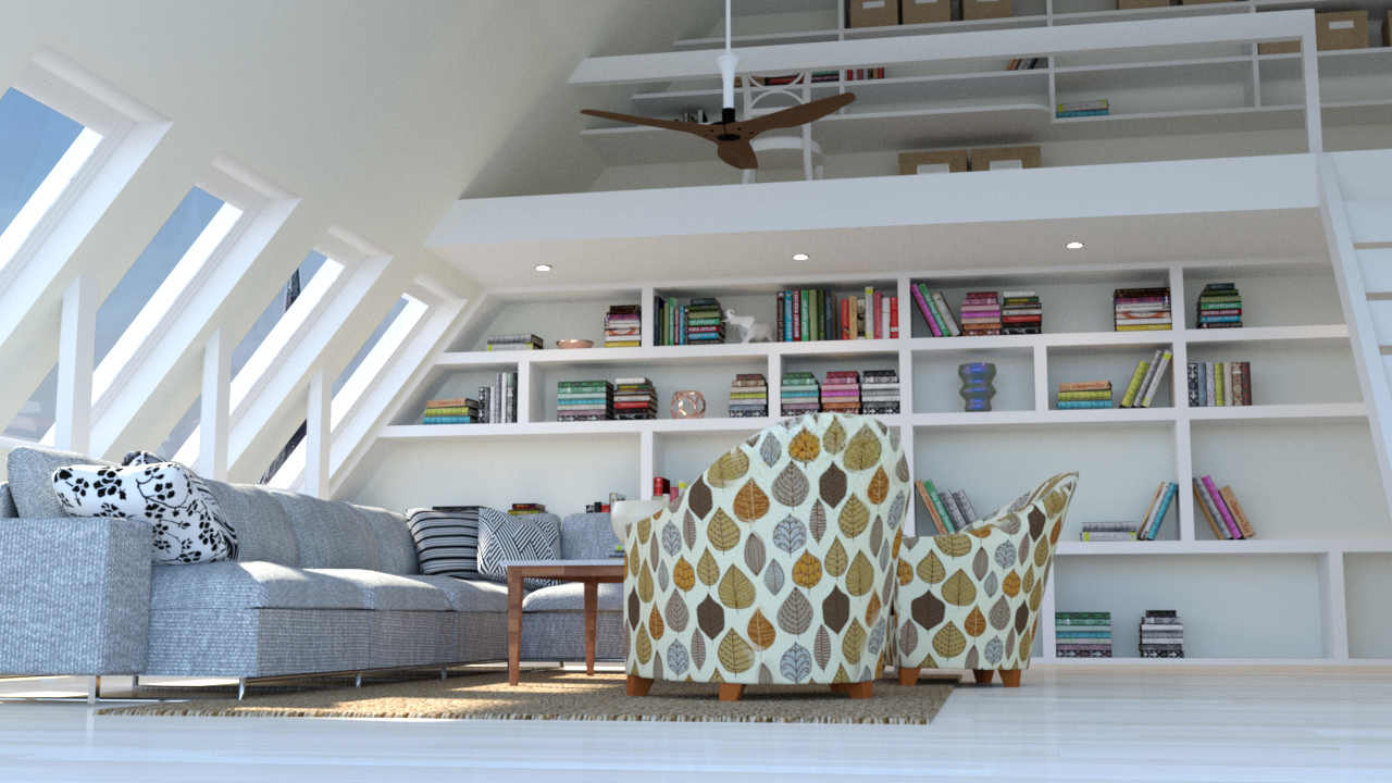 The PerspectX Attic by: PerspectX, 3D Models by Daz 3D